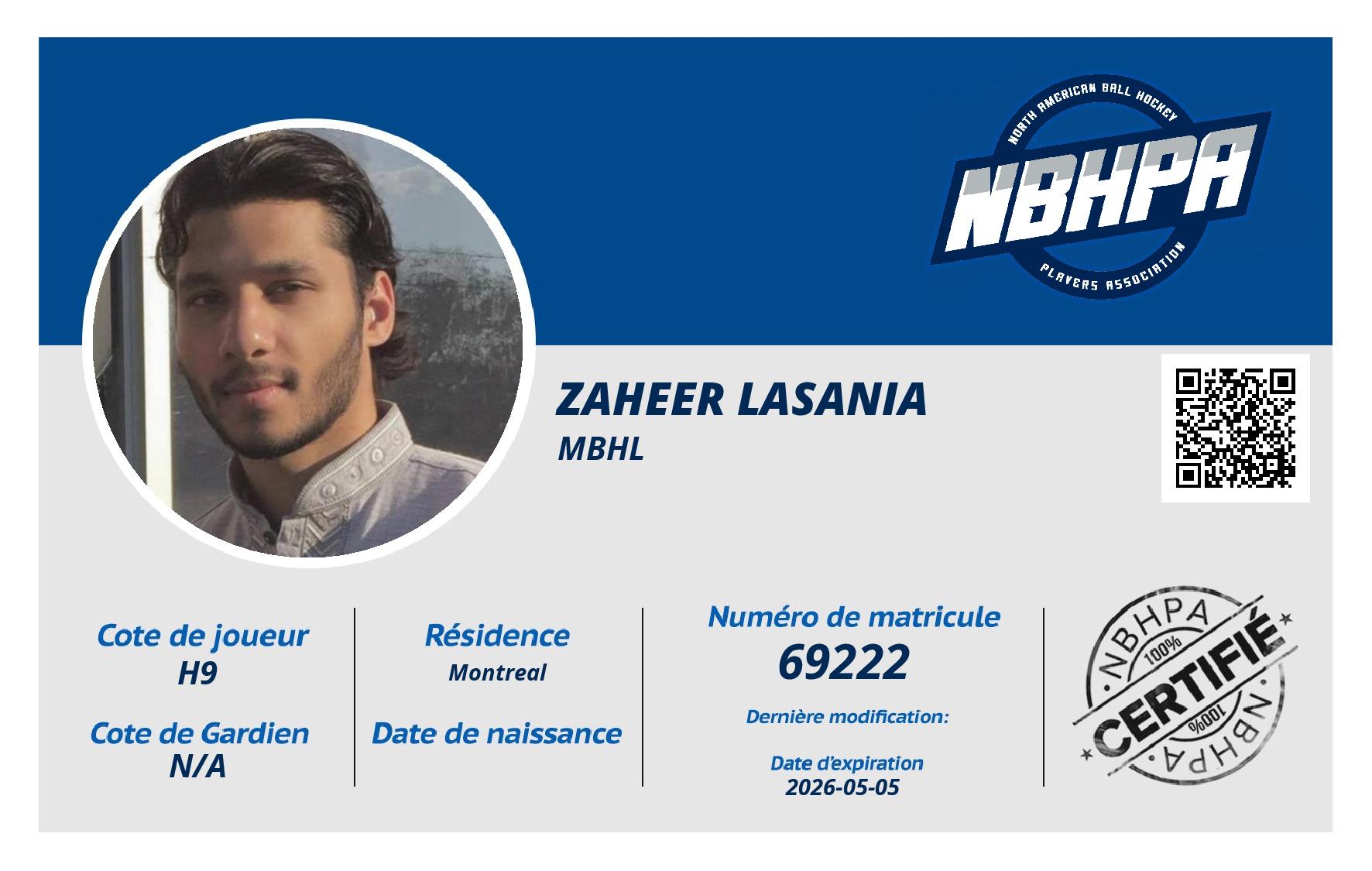Zaheer Lasania