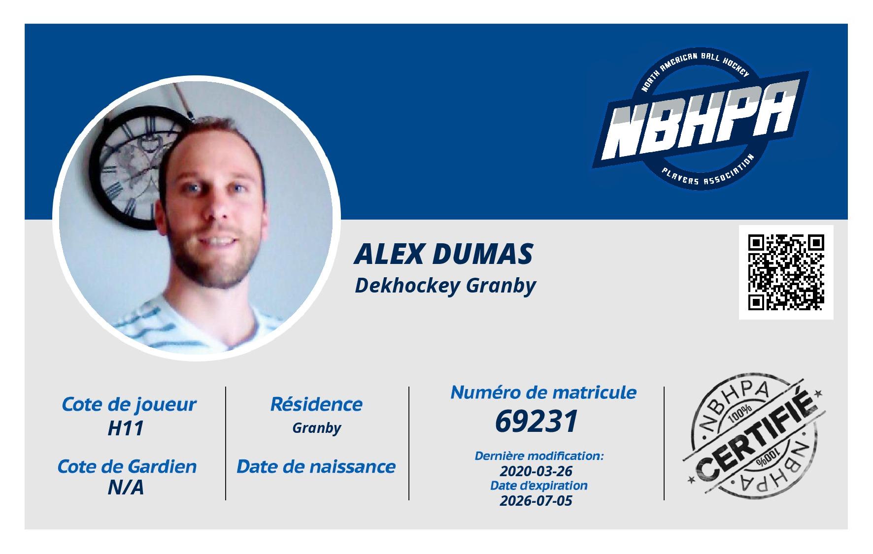 Alex Dumas