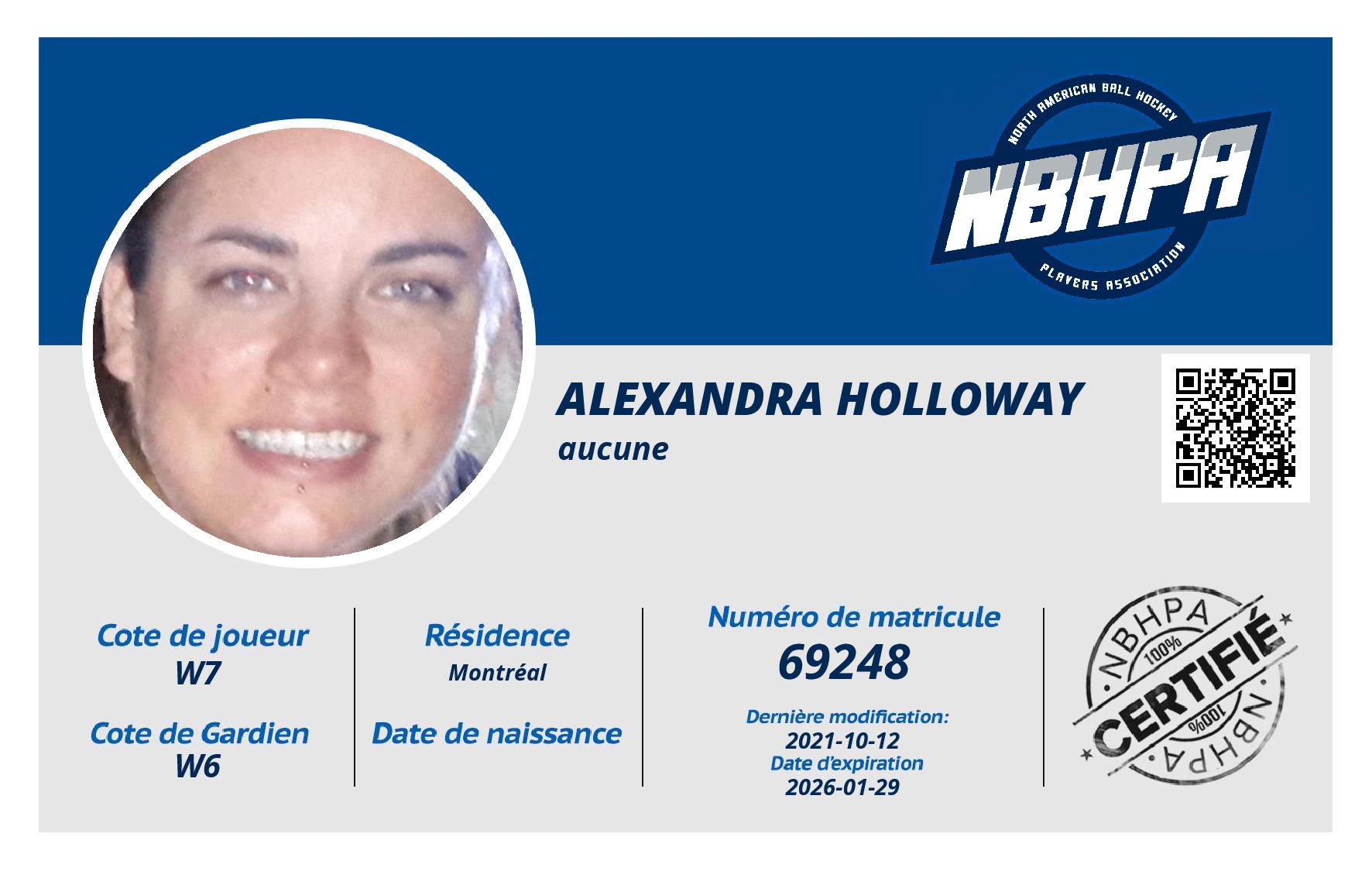 Alexandra Holloway