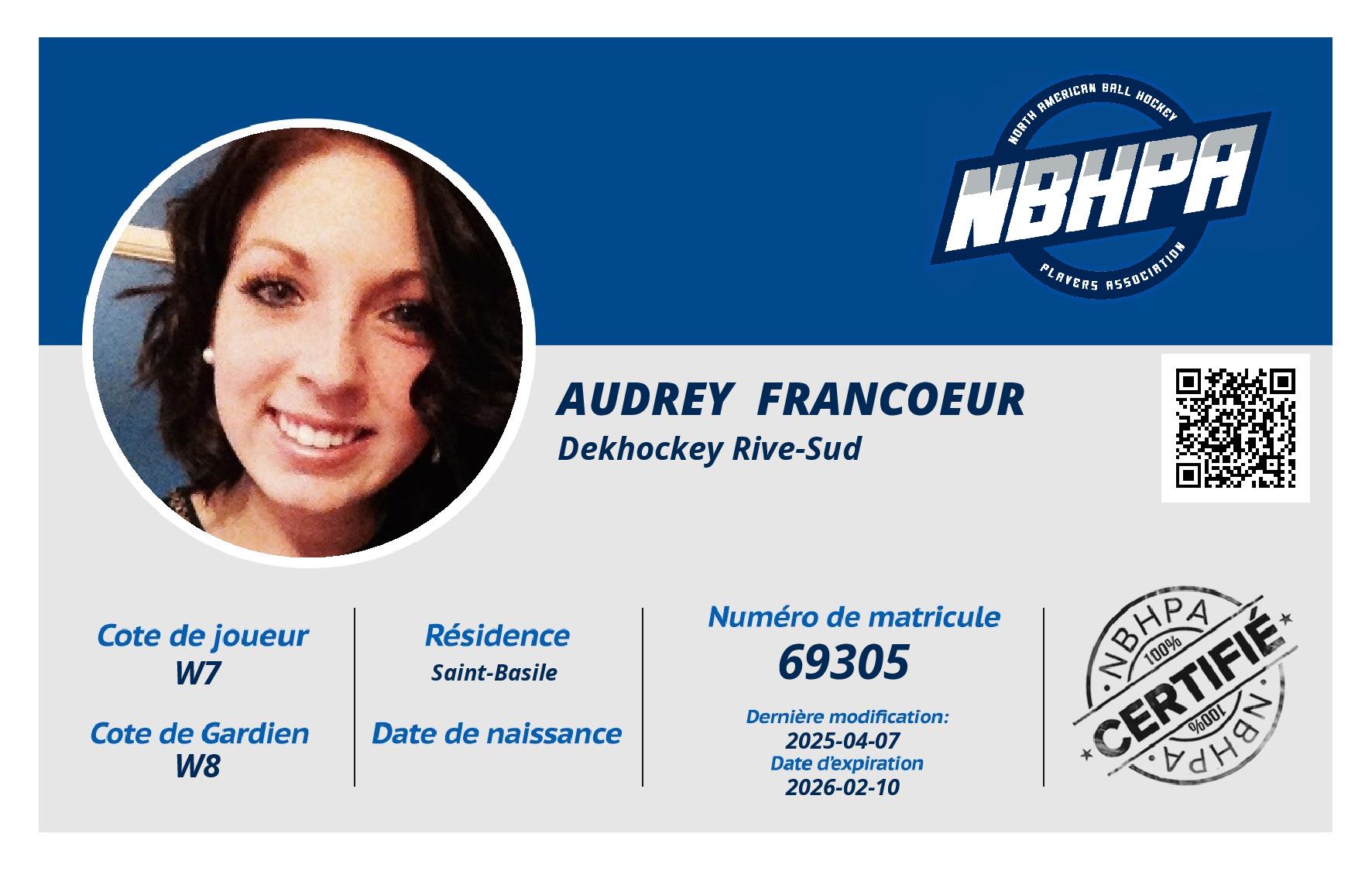 Audrey  Francoeur
