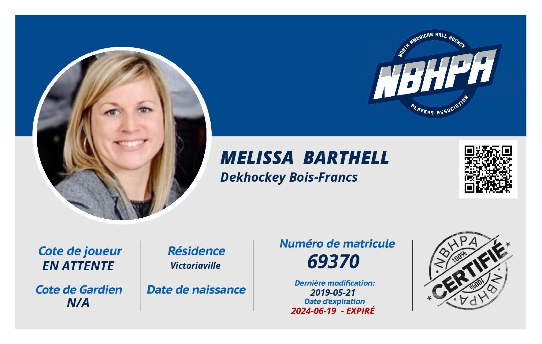 Melissa  Barthell