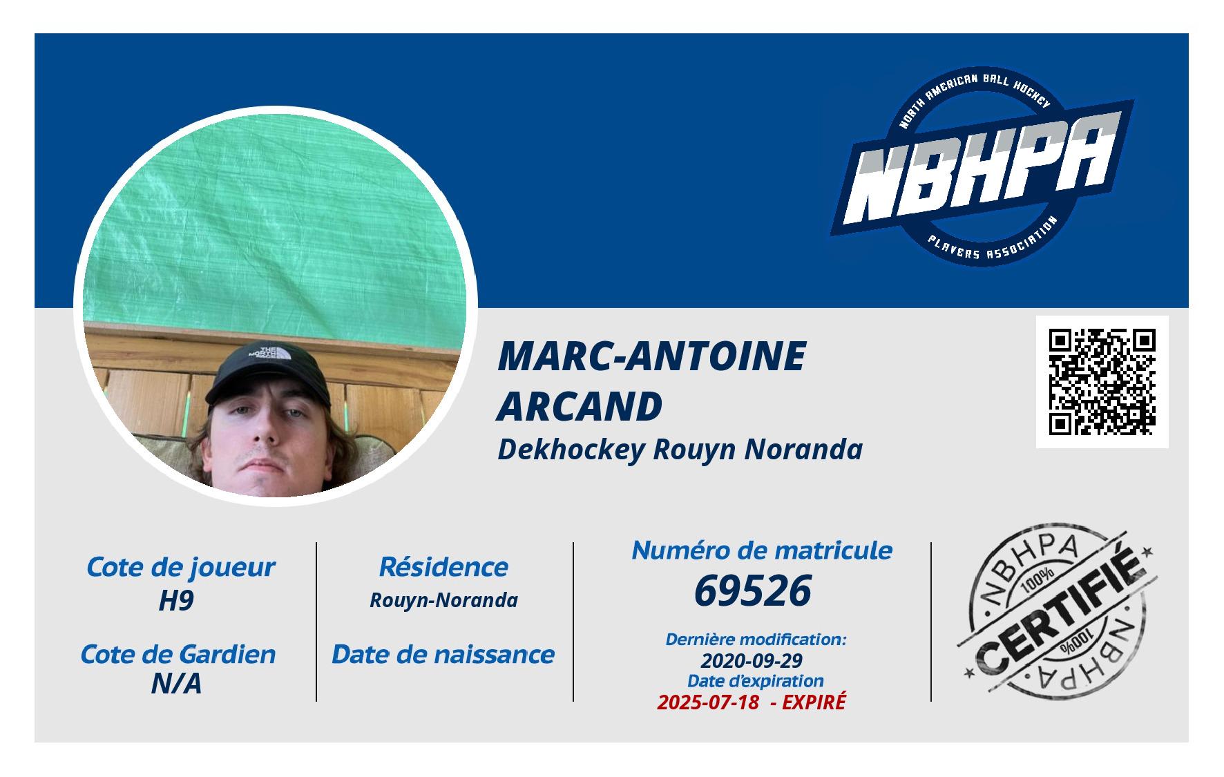 Marc-Antoine Arcand