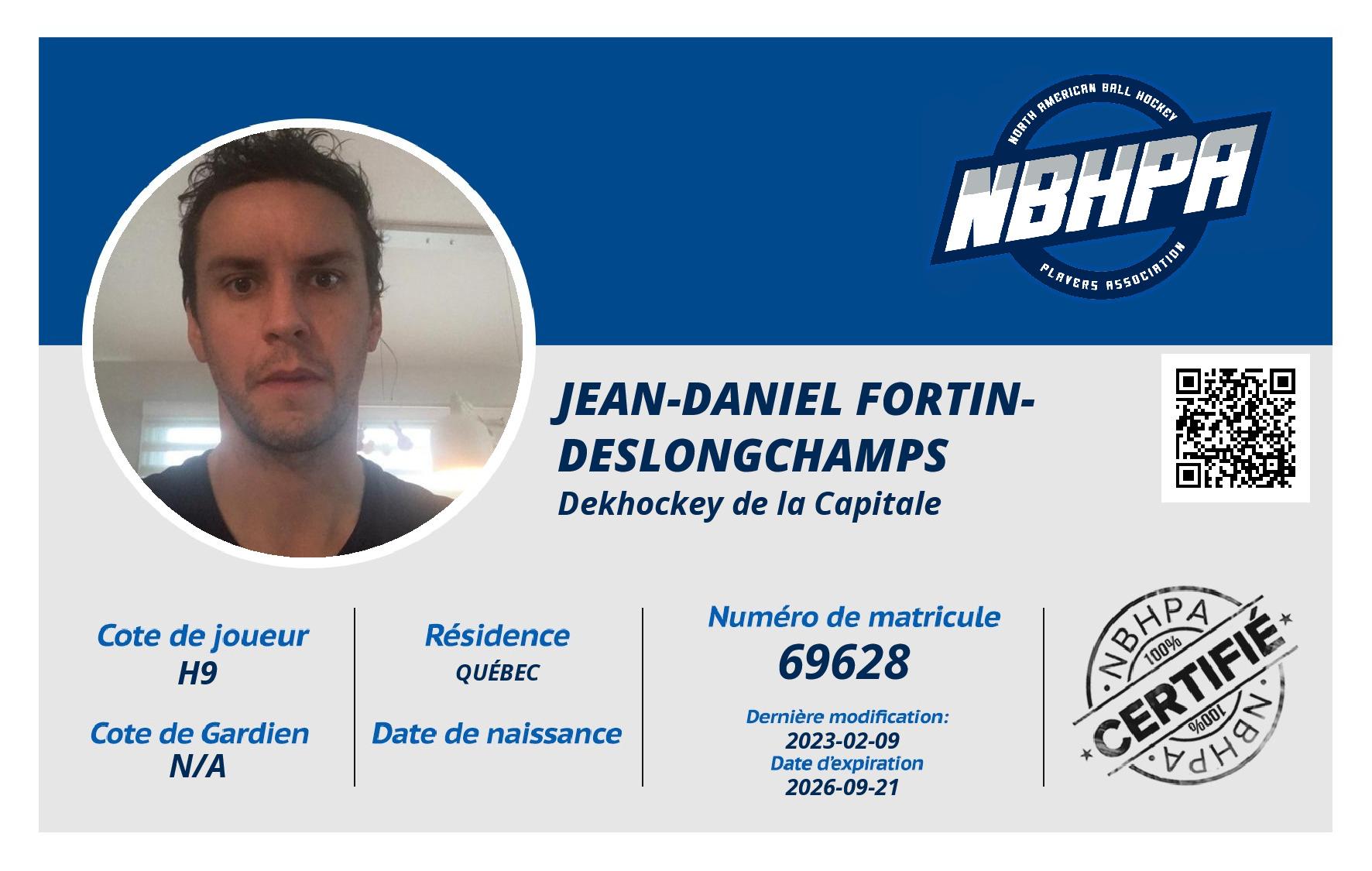 Jean-Daniel Fortin-Deslongchamps