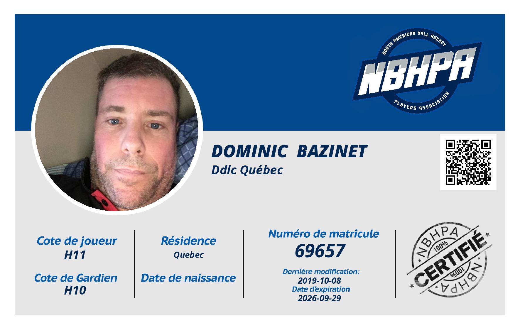 Dominic  Bazinet 