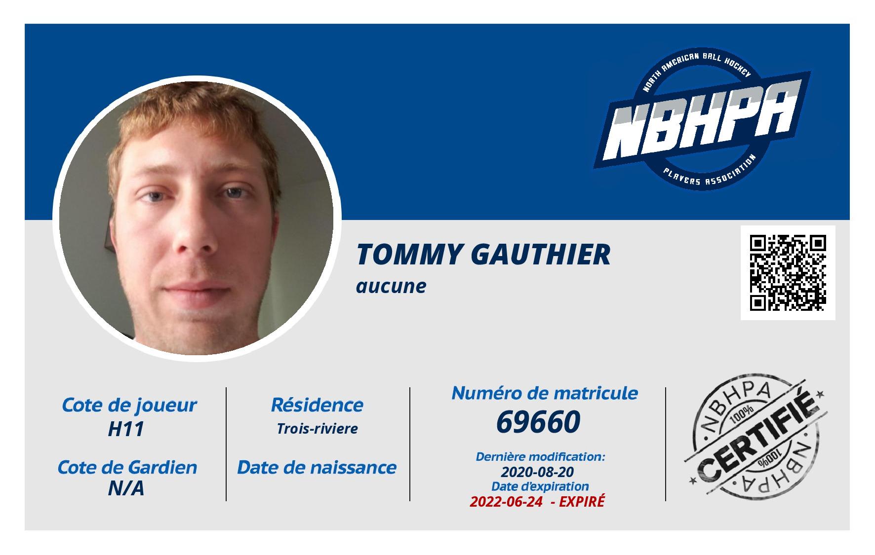Tommy Gauthier