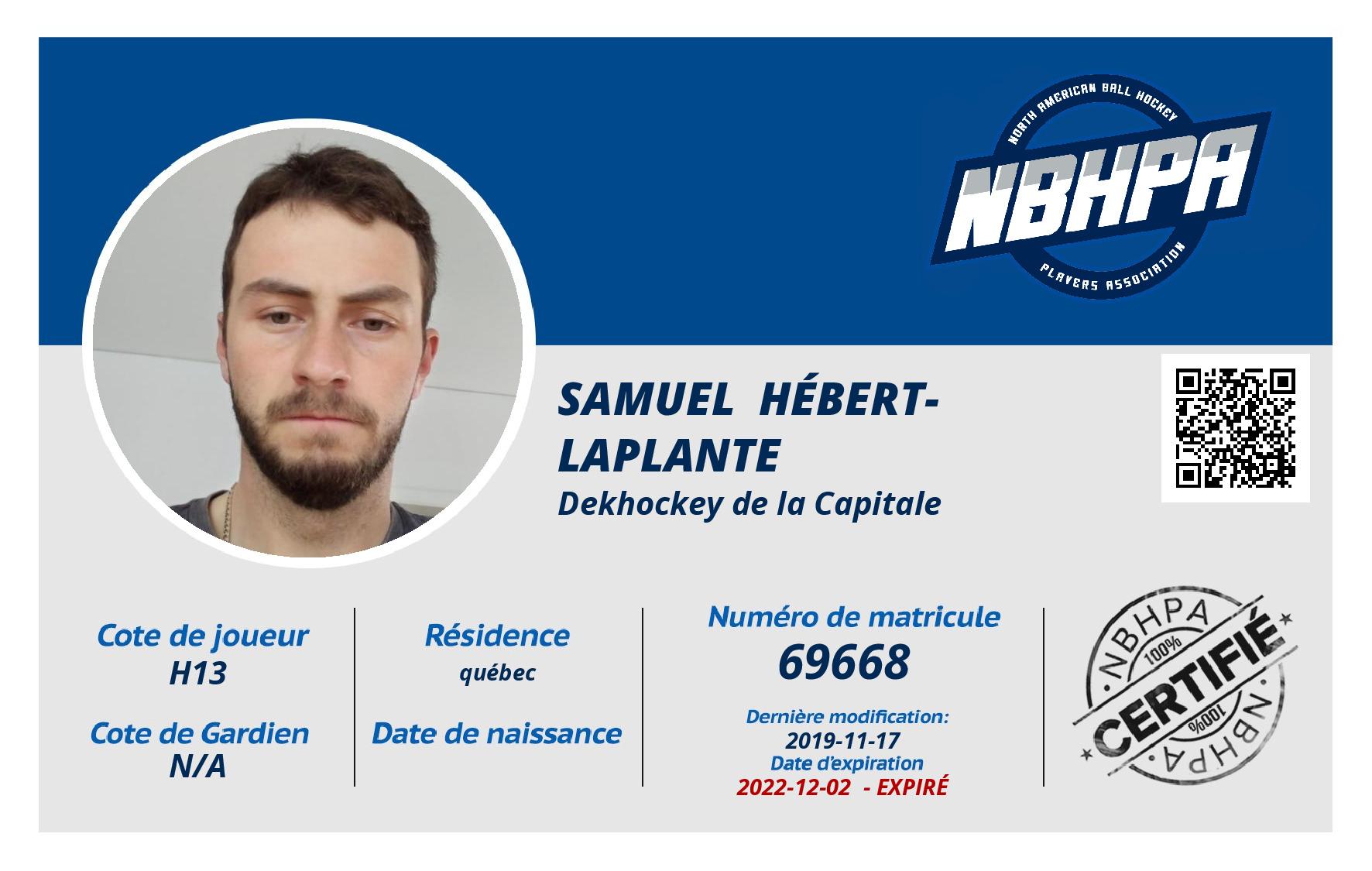 Samuel  Hébert-Laplante