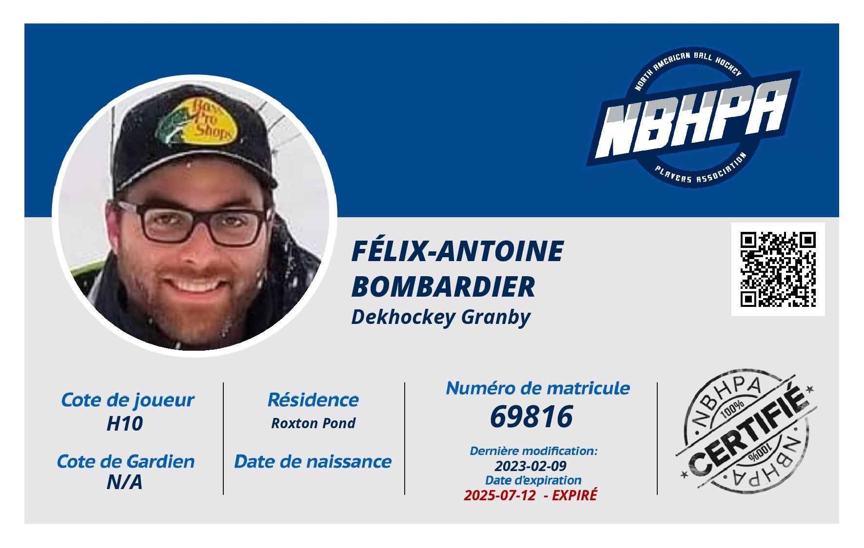 Félix-Antoine Bombardier