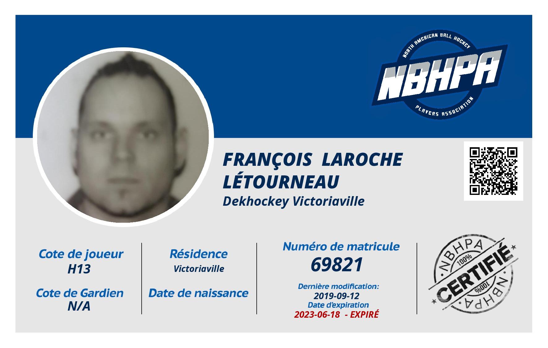 François  Laroche  Létourneau 