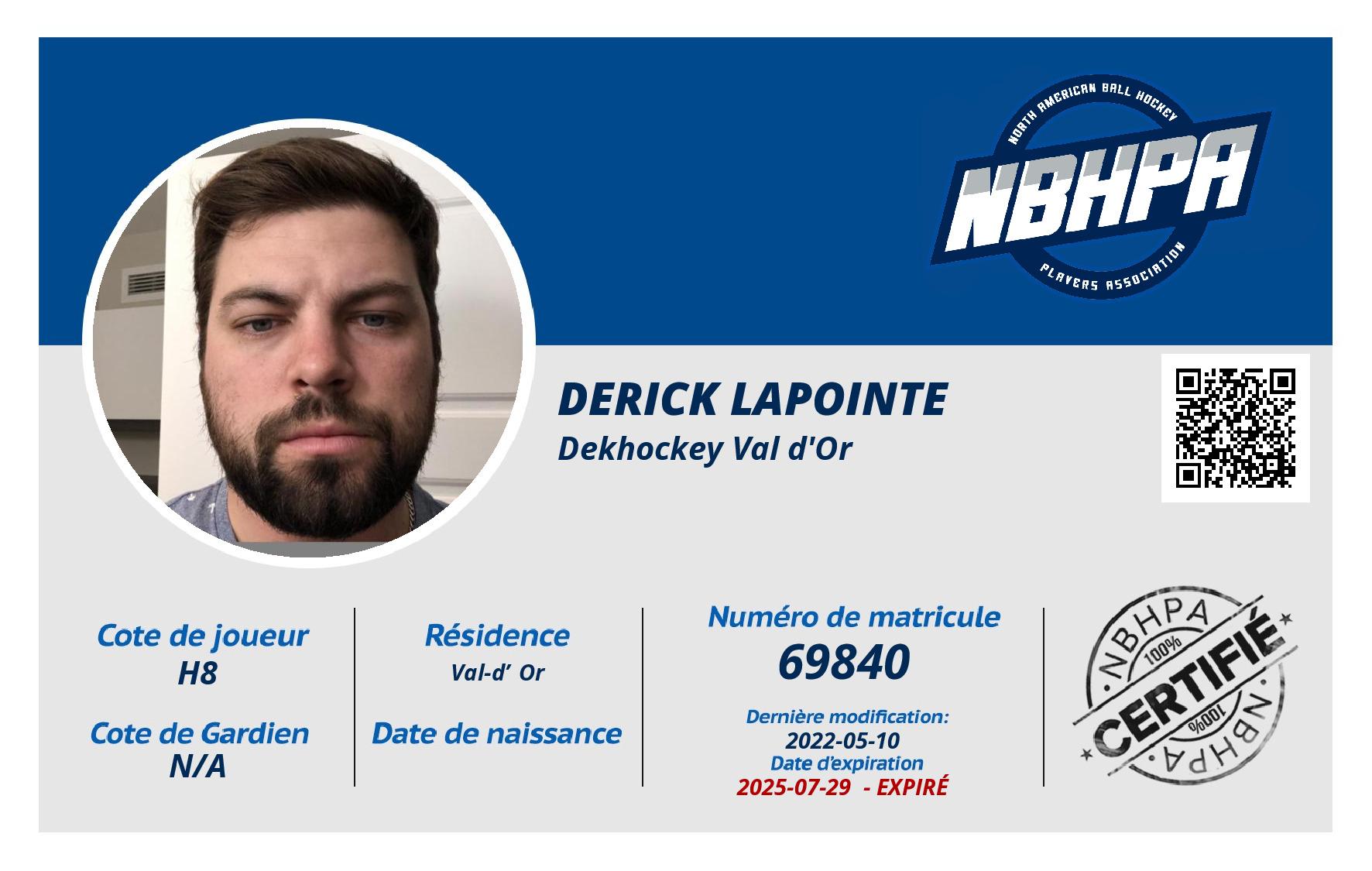 Derick Lapointe