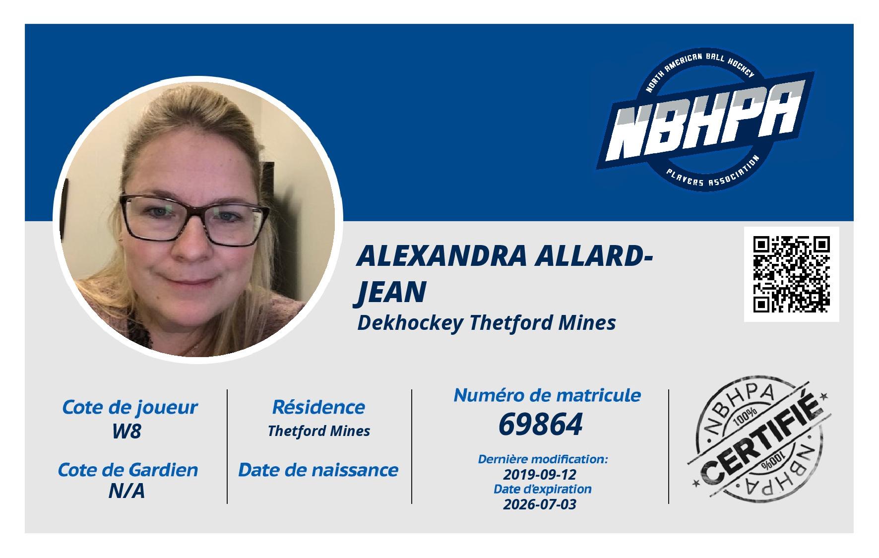 Alexandra Allard-Jean