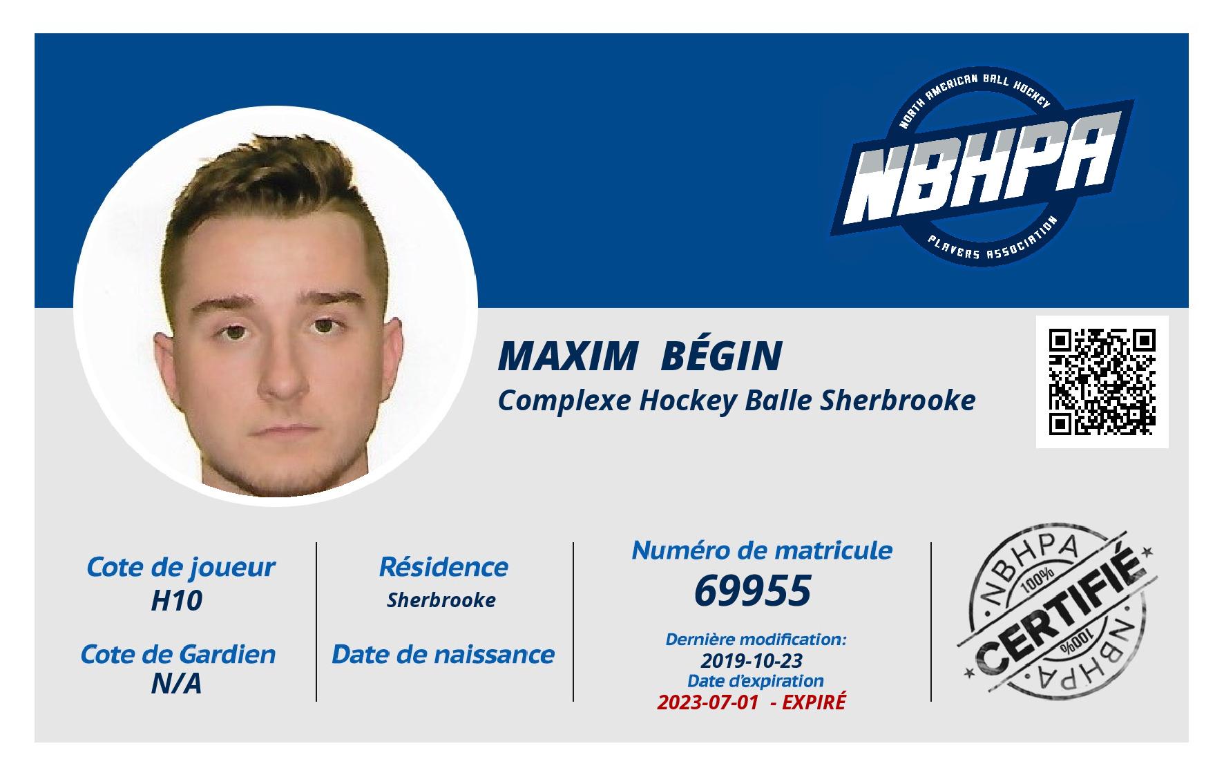 Maxim  Bégin