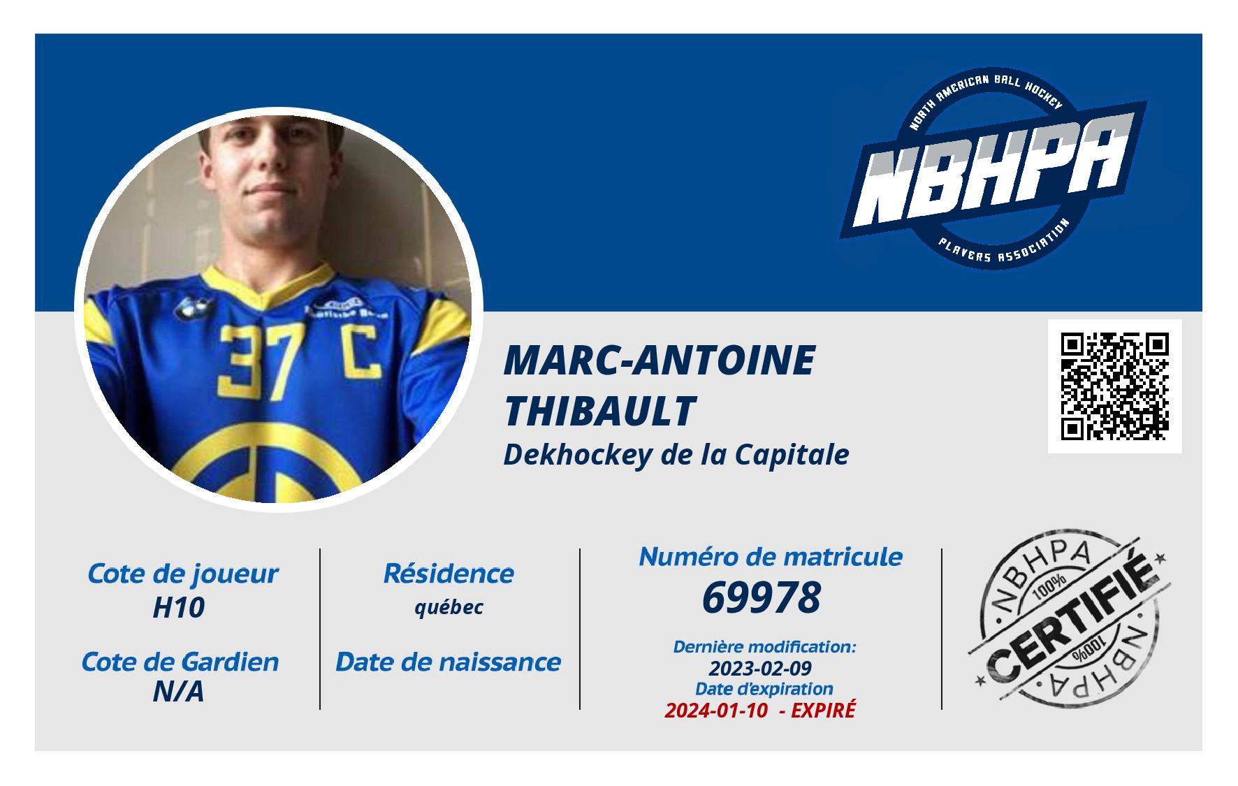 Marc-Antoine Thibault