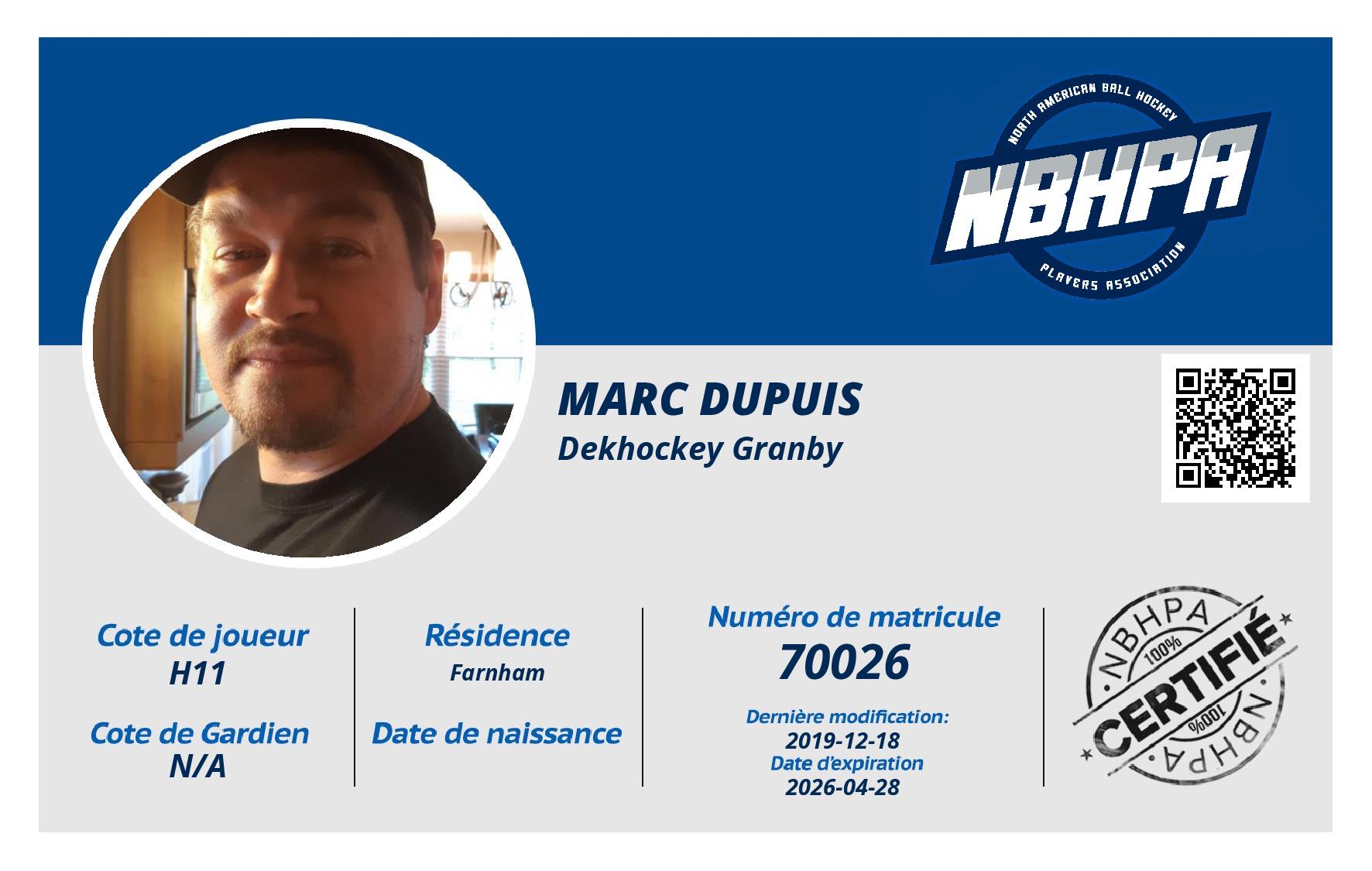 Marc Dupuis