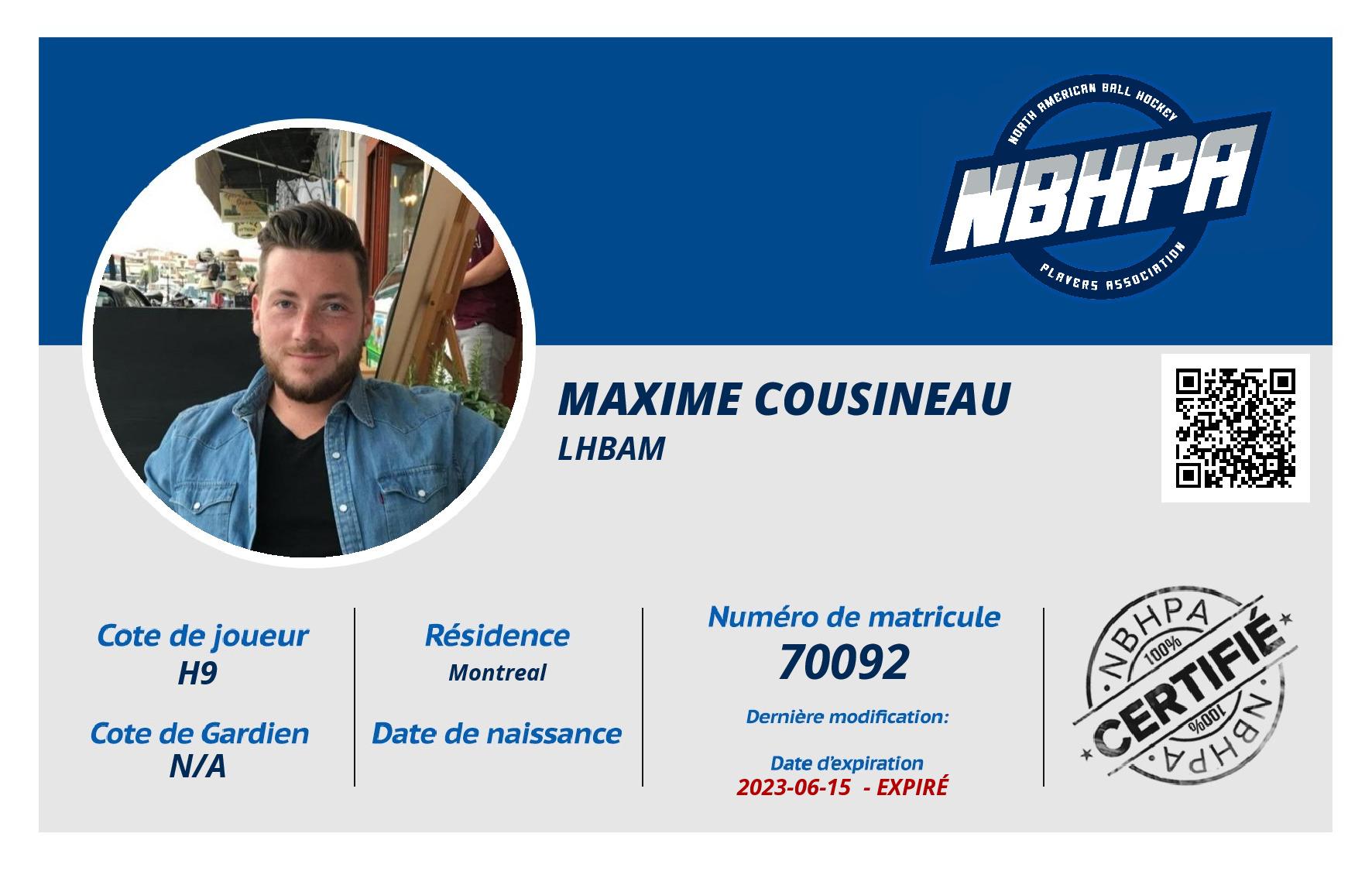 Maxime Cousineau