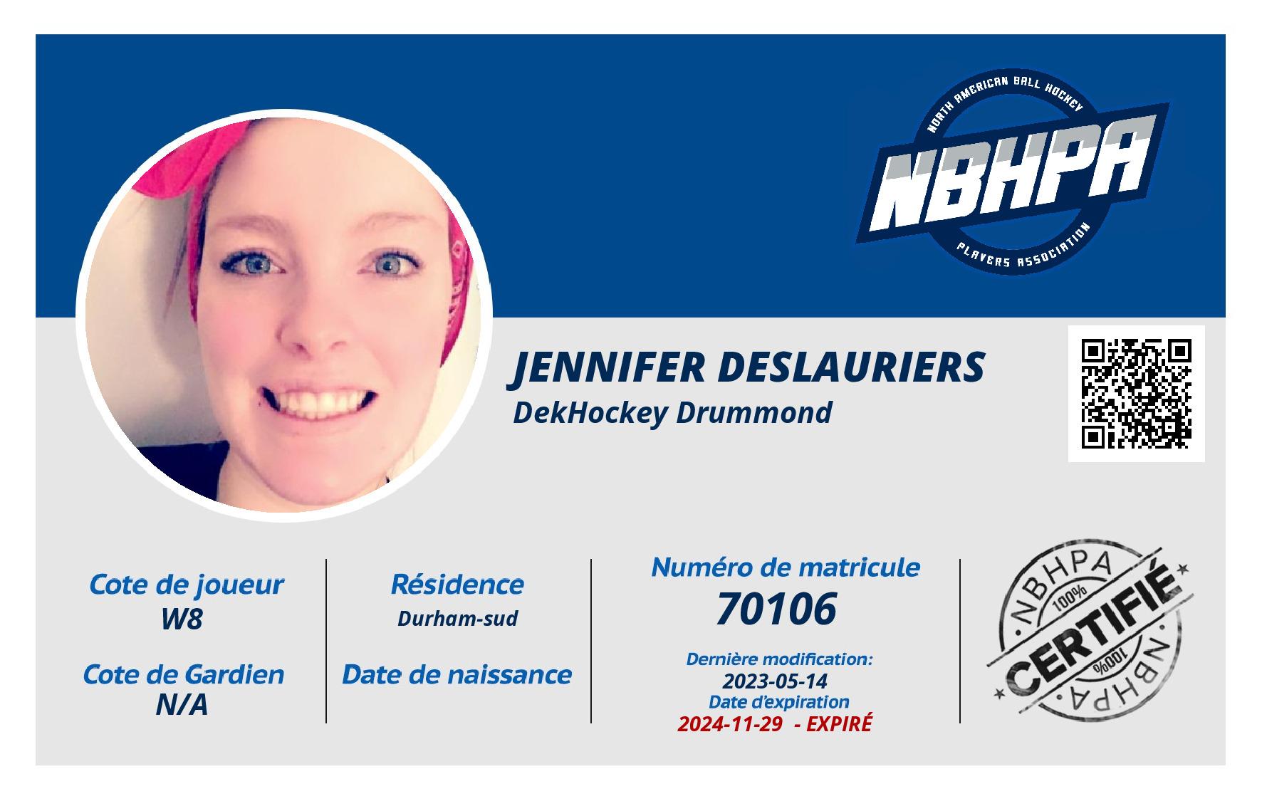 Jennifer Deslauriers