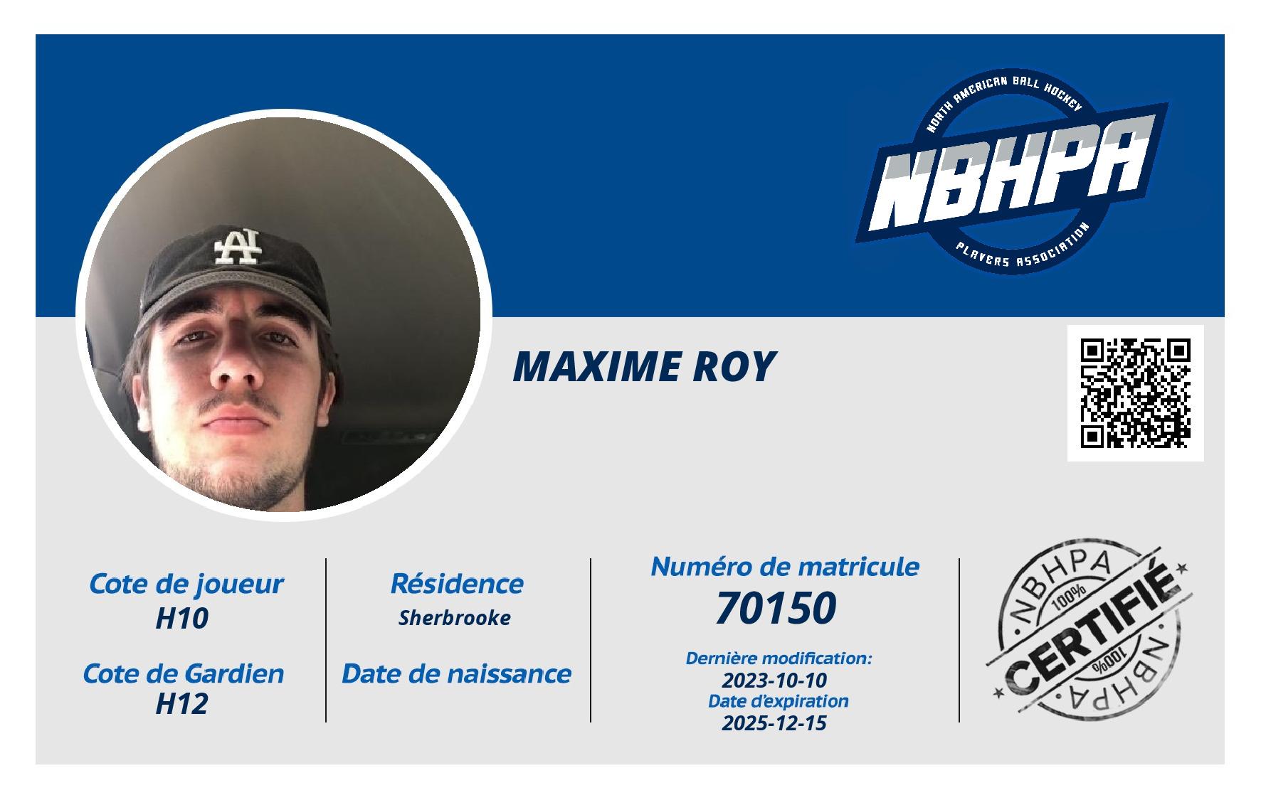 Maxime Roy