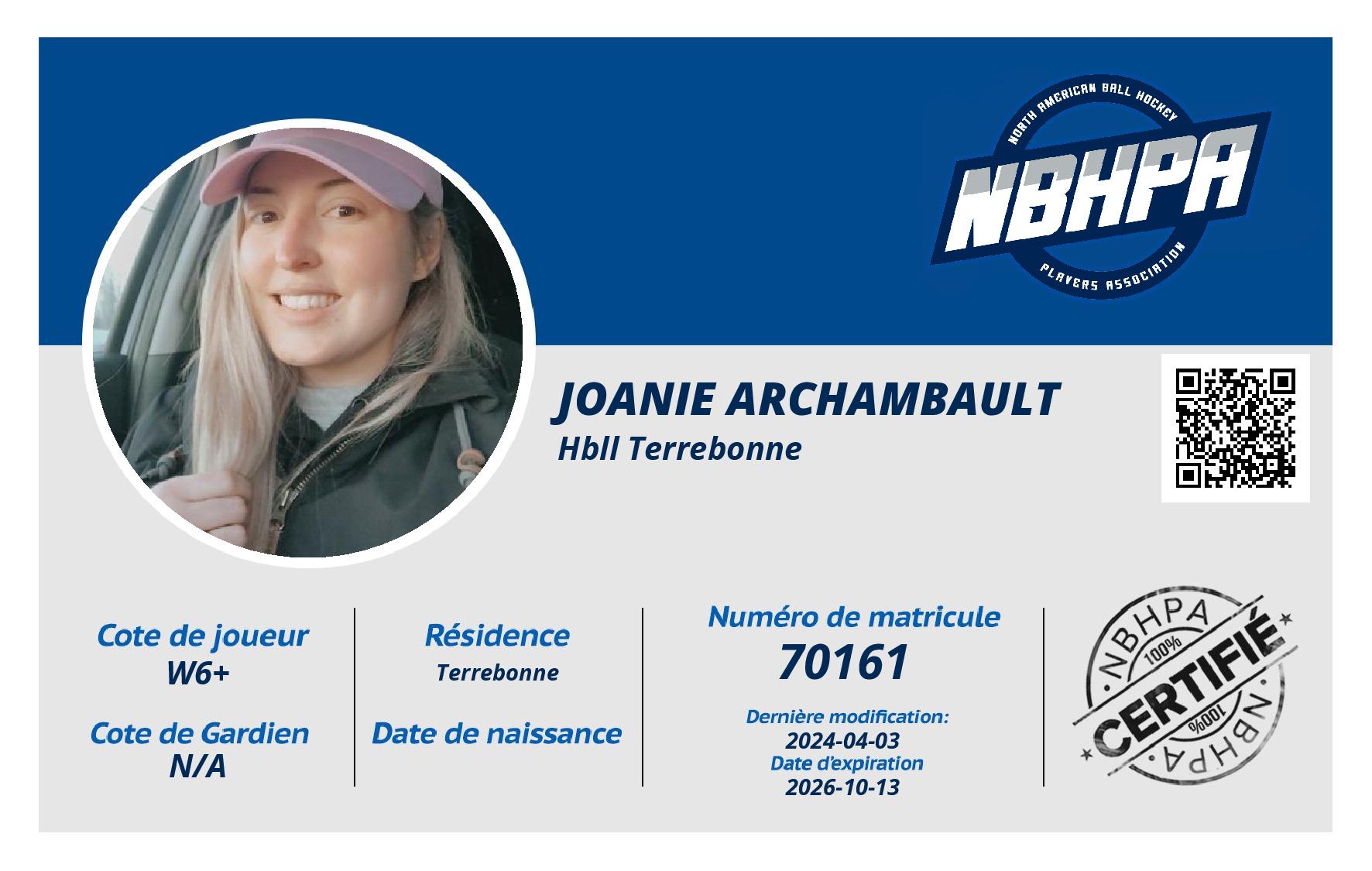 Joanie Archambault