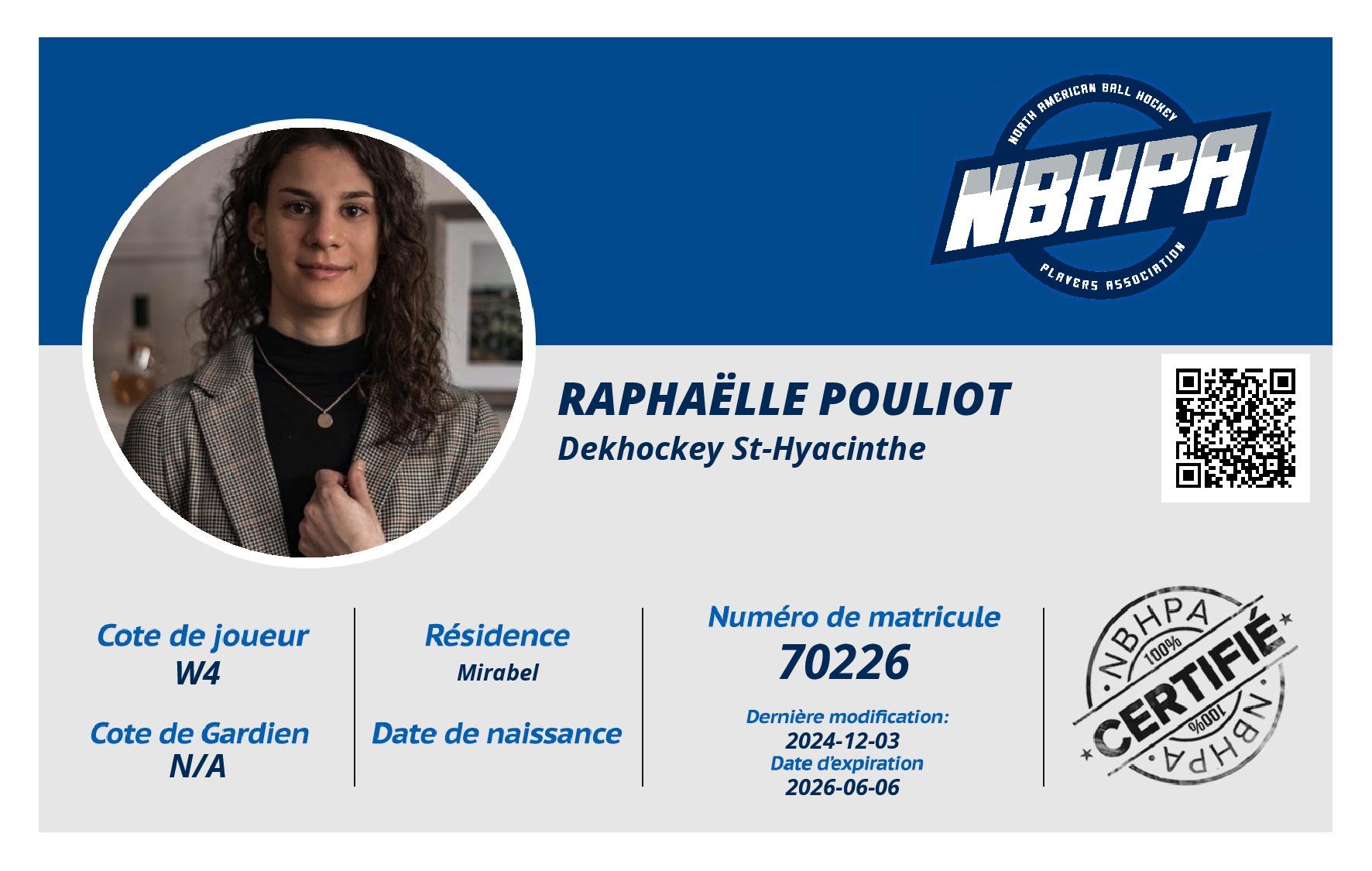 Raphaëlle Pouliot