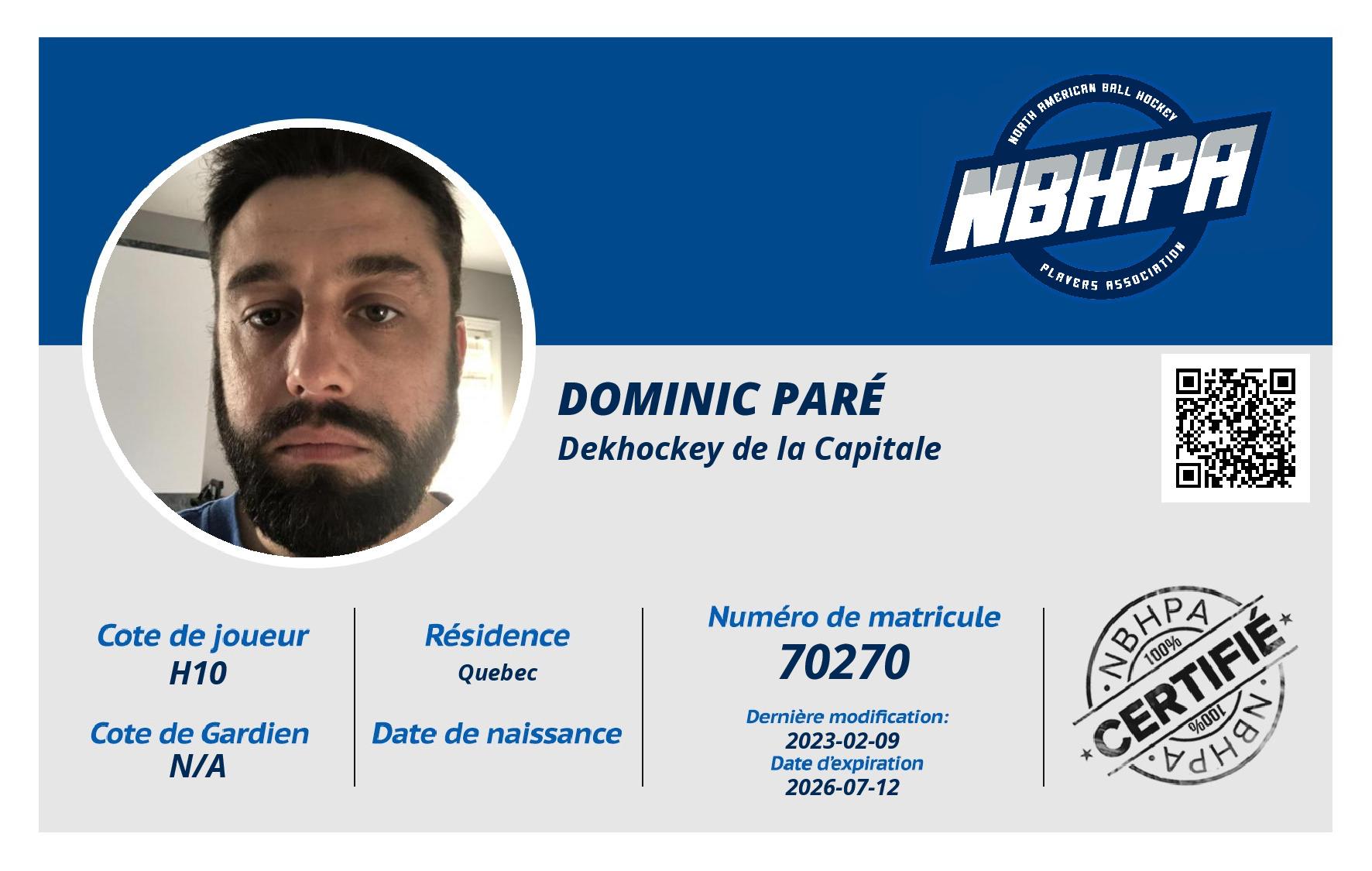 Dominic Paré