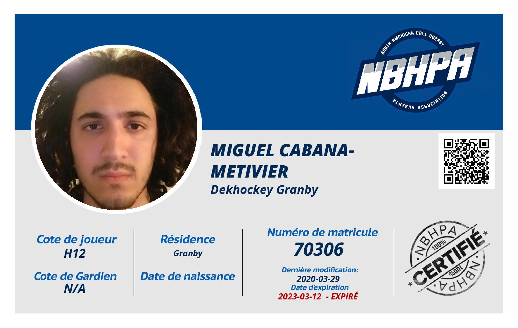 Miguel Cabana-Metivier