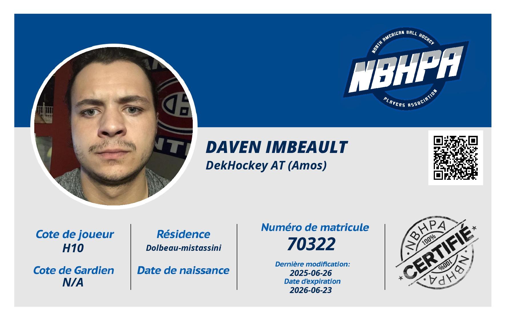 Daven Imbeault