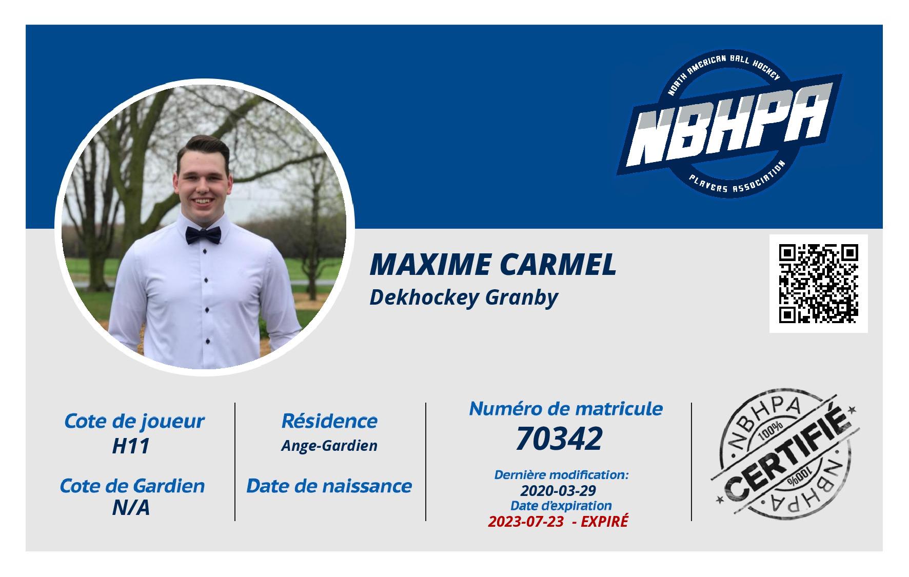 Maxime Carmel