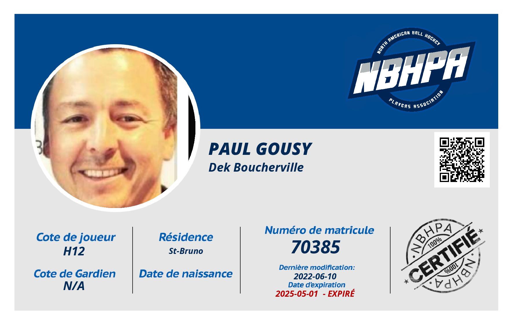 Paul Gousy