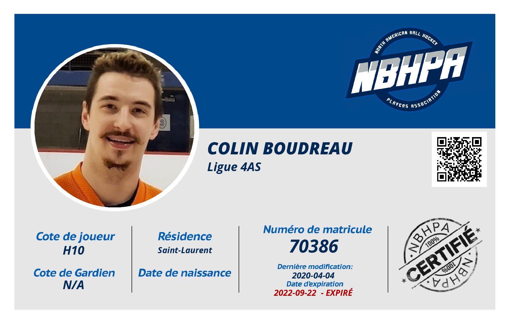 Colin Boudreau