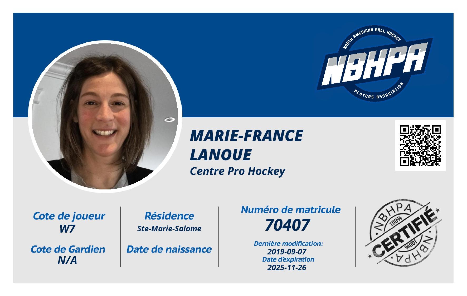 Marie-France  Lanoue 