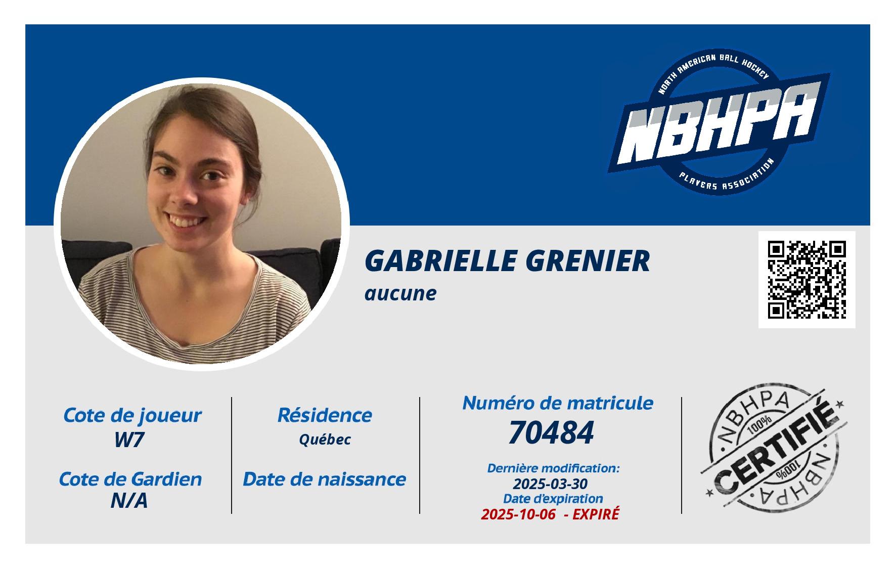 Gabrielle Grenier