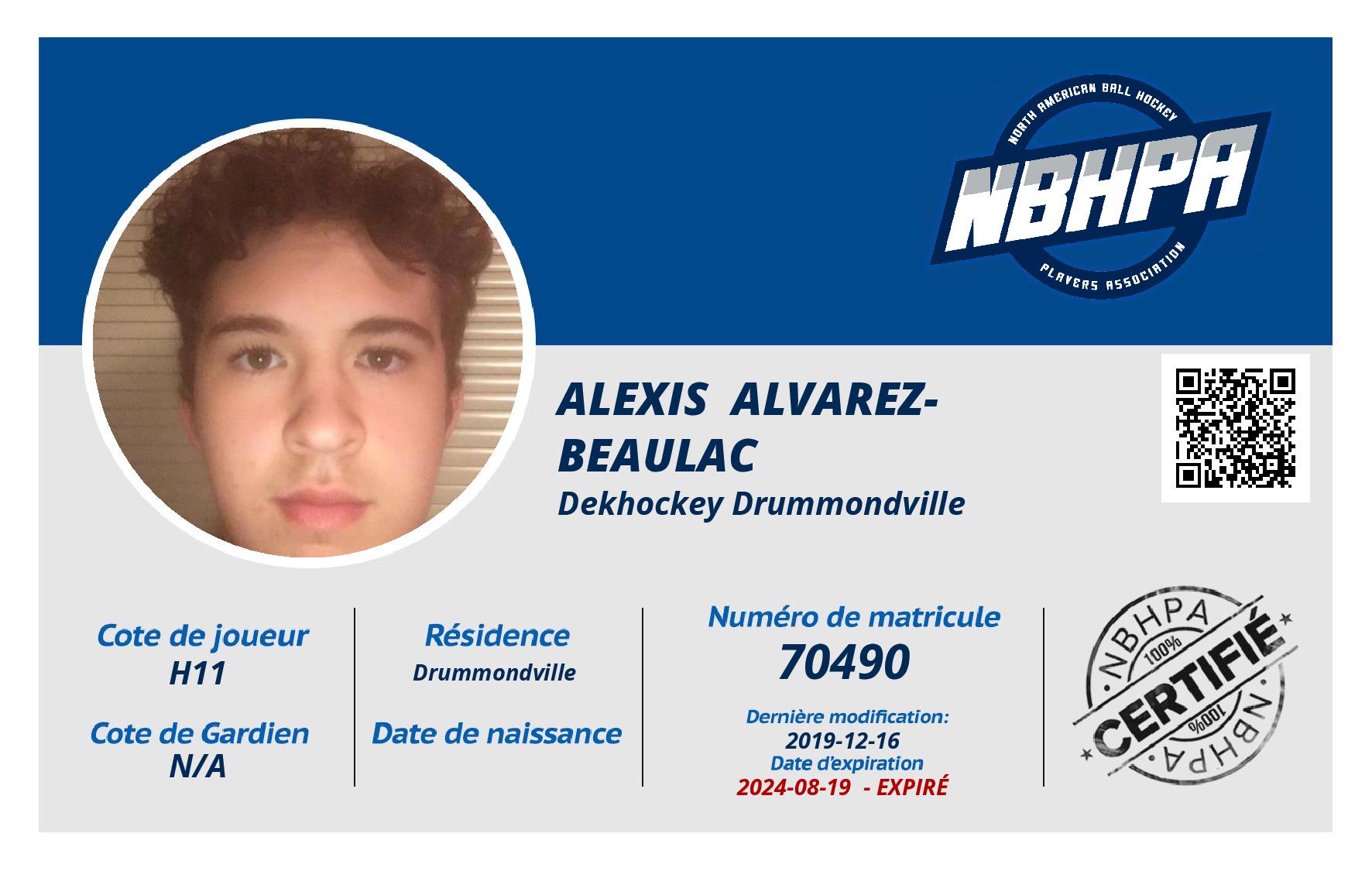 Alexis  Alvarez-Beaulac