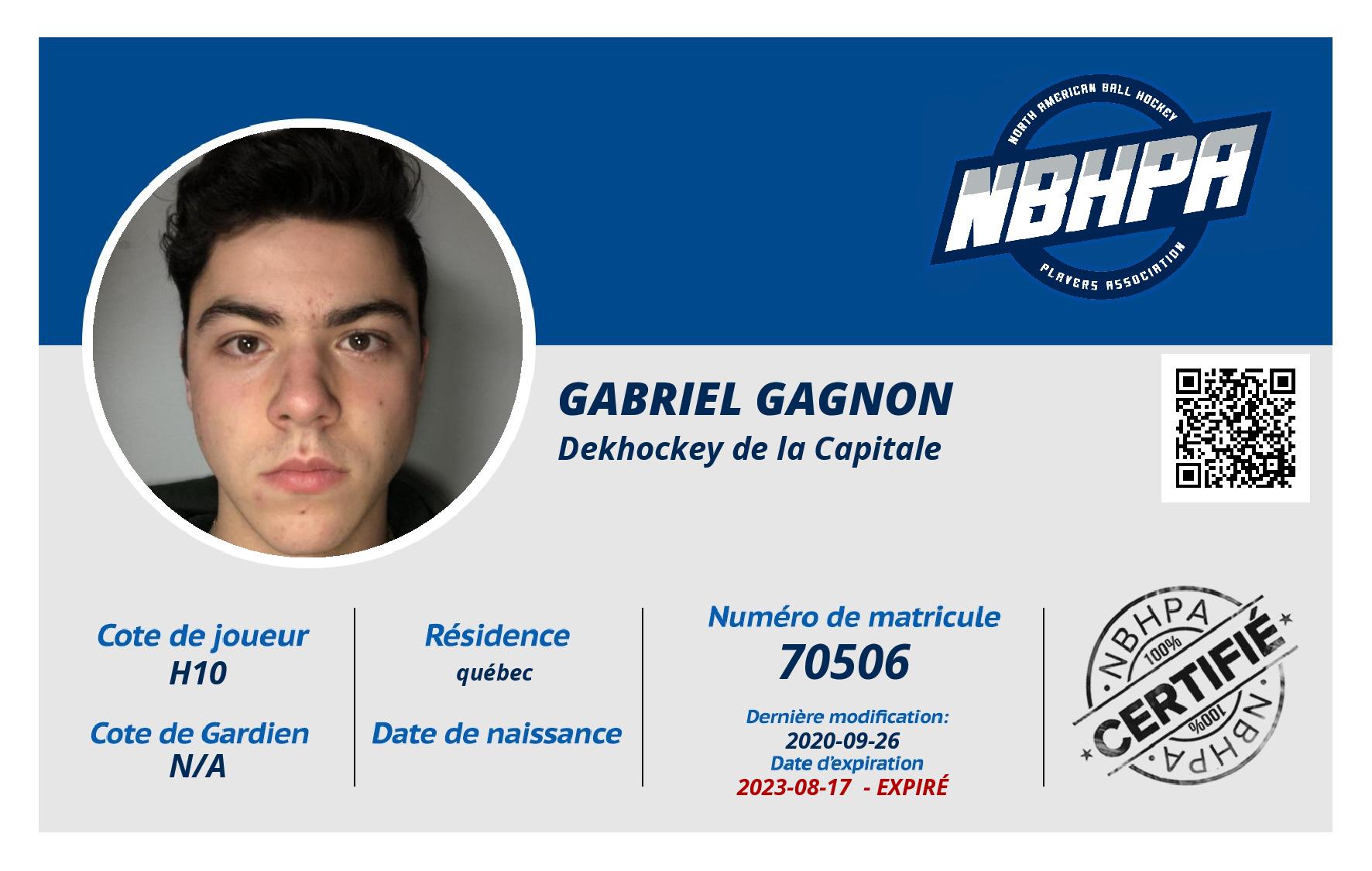 Gabriel Gagnon 