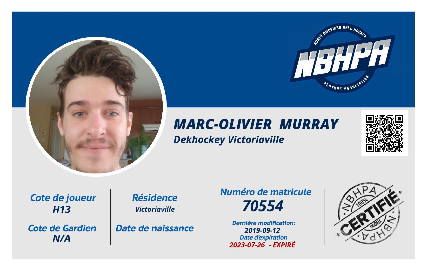 Marc-Olivier  Murray