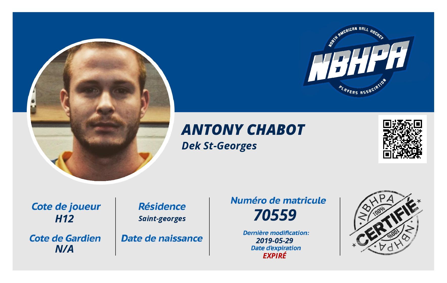 Antony Chabot