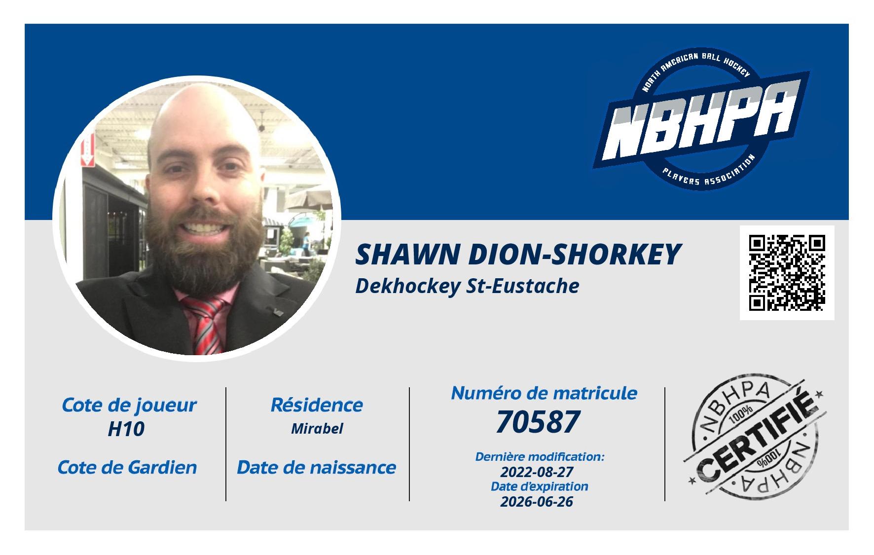 Shawn Dion-Shorkey