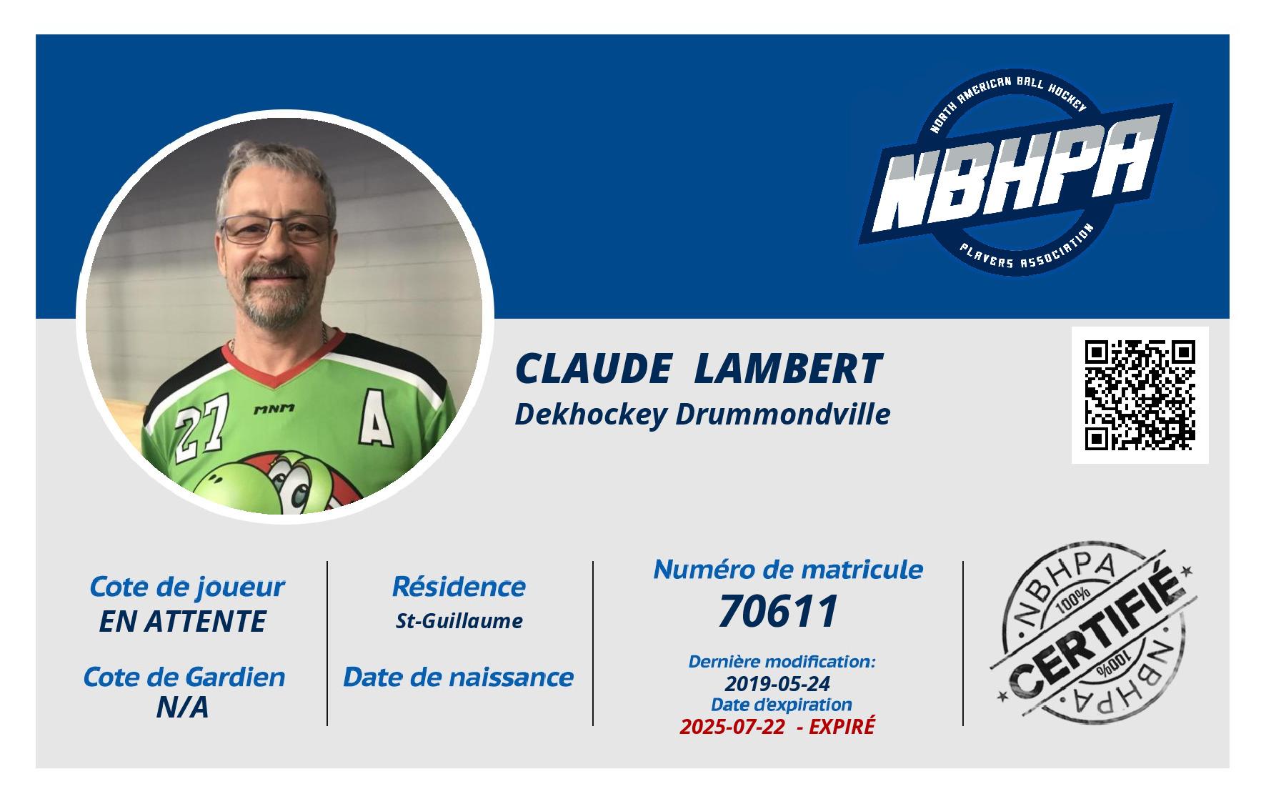 Claude  Lambert