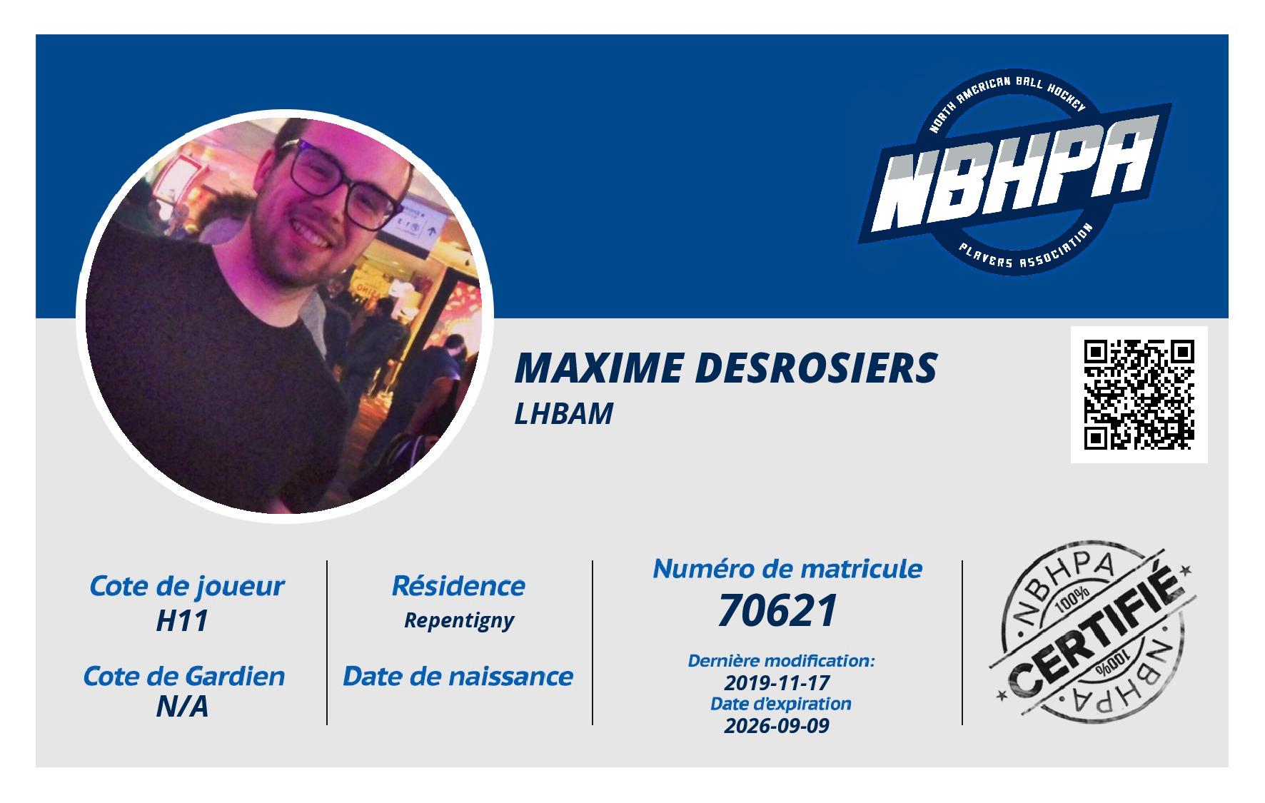 Maxime Desrosiers