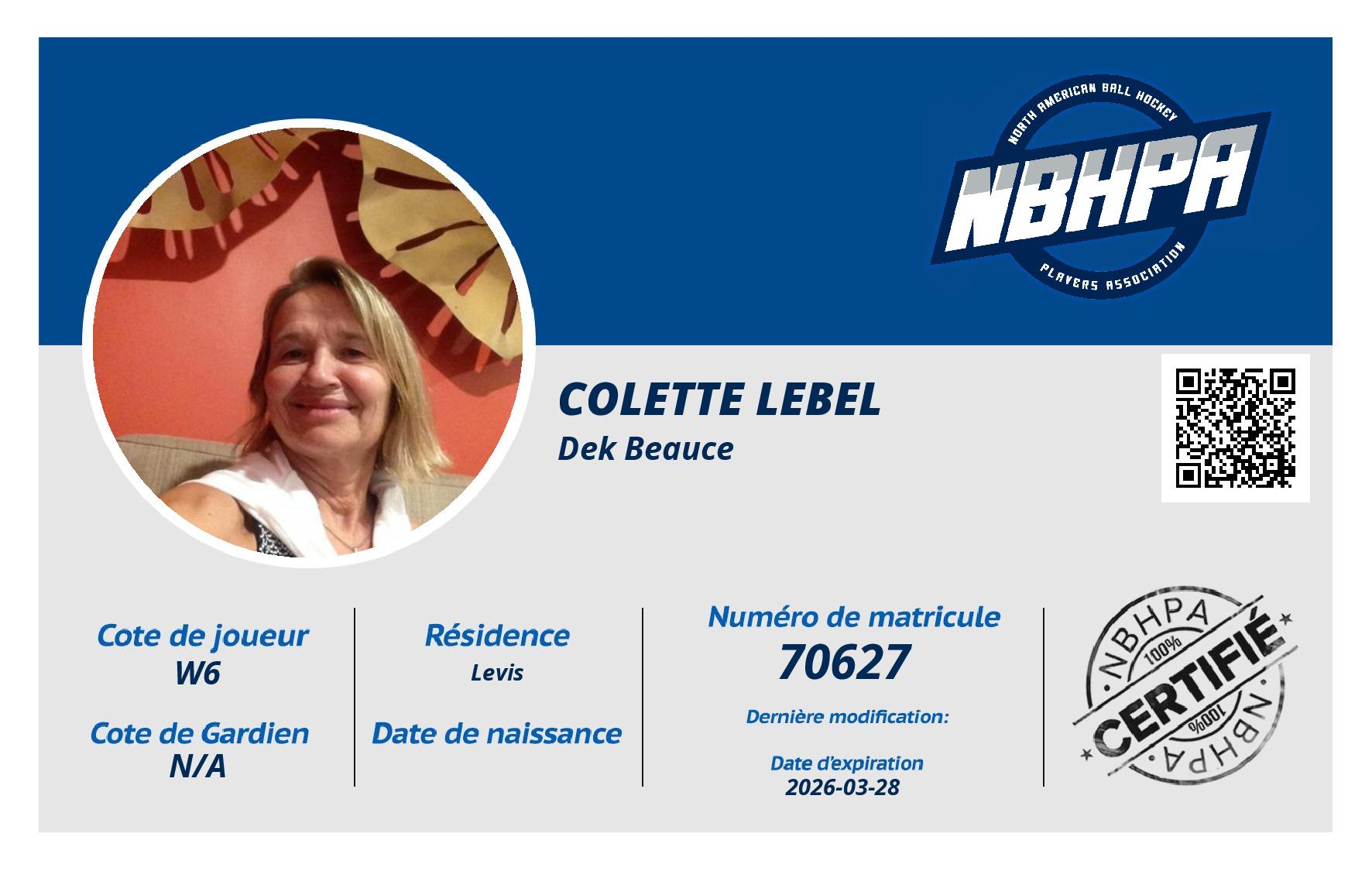 Colette Lebel