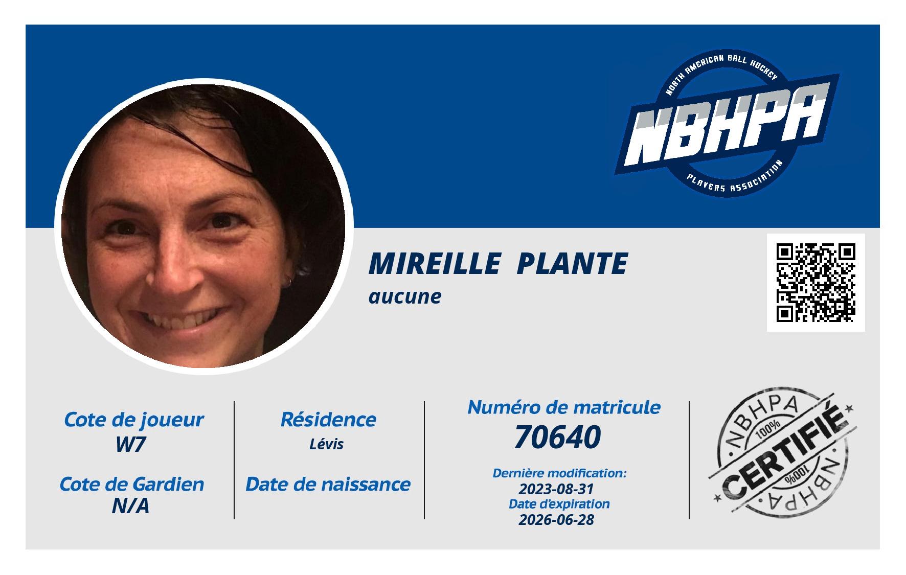 Mireille  Plante