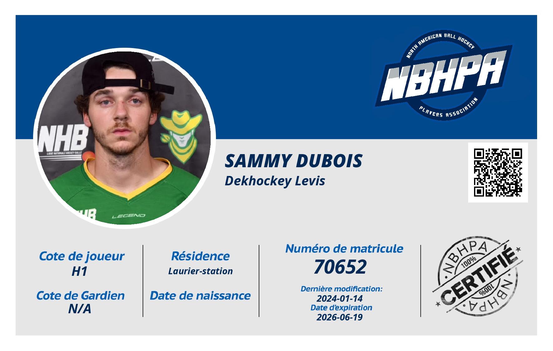 Sammy Dubois