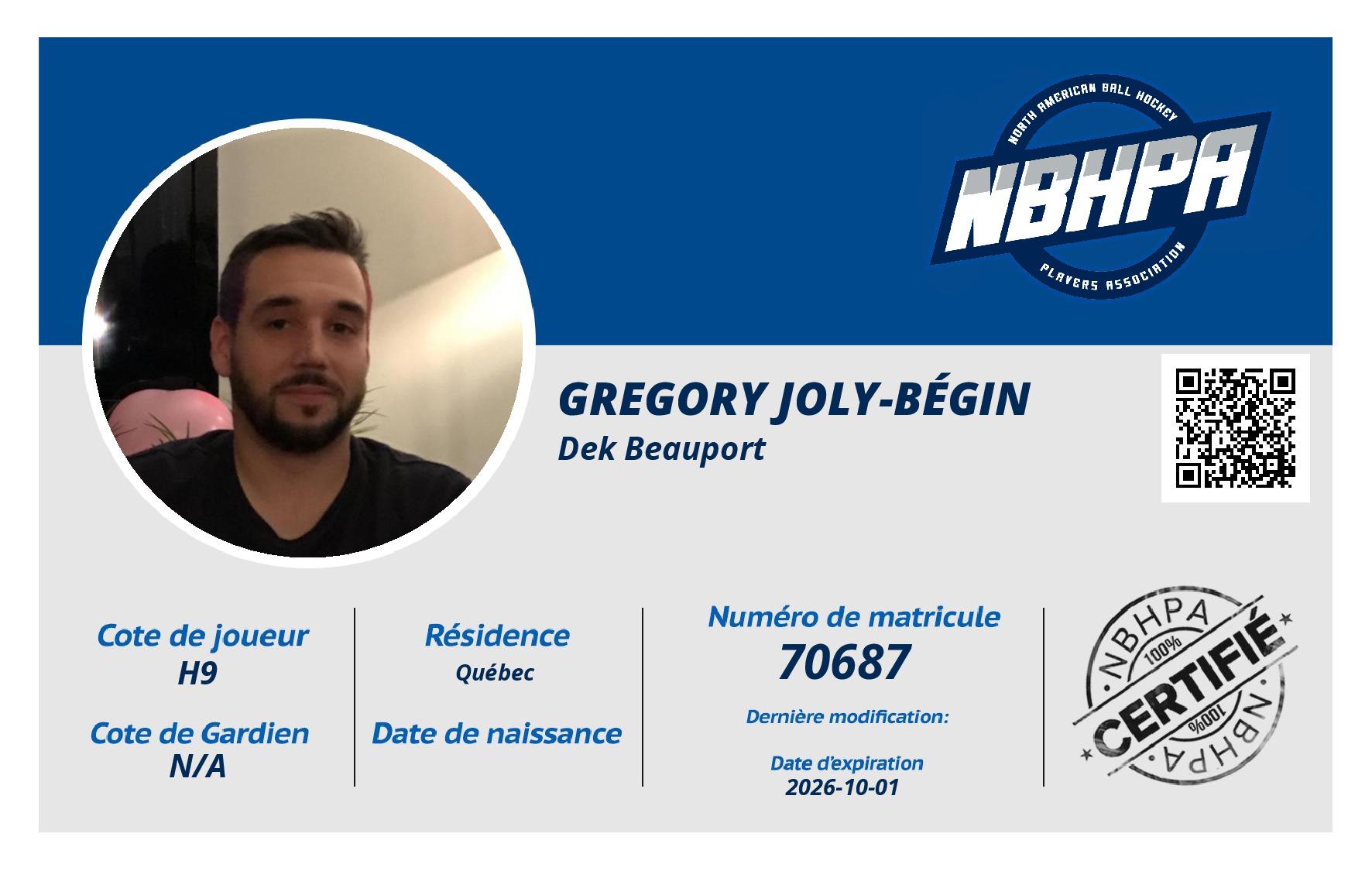 Gregory Joly-Bégin