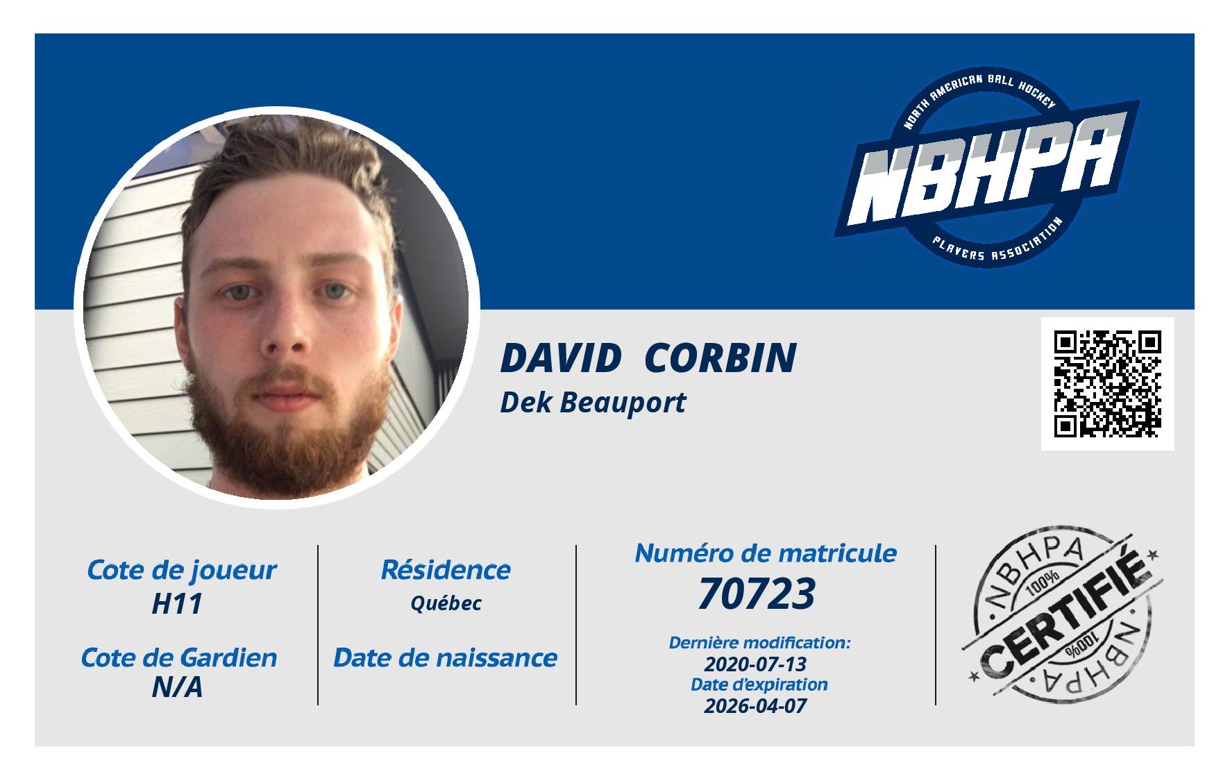 David  Corbin 