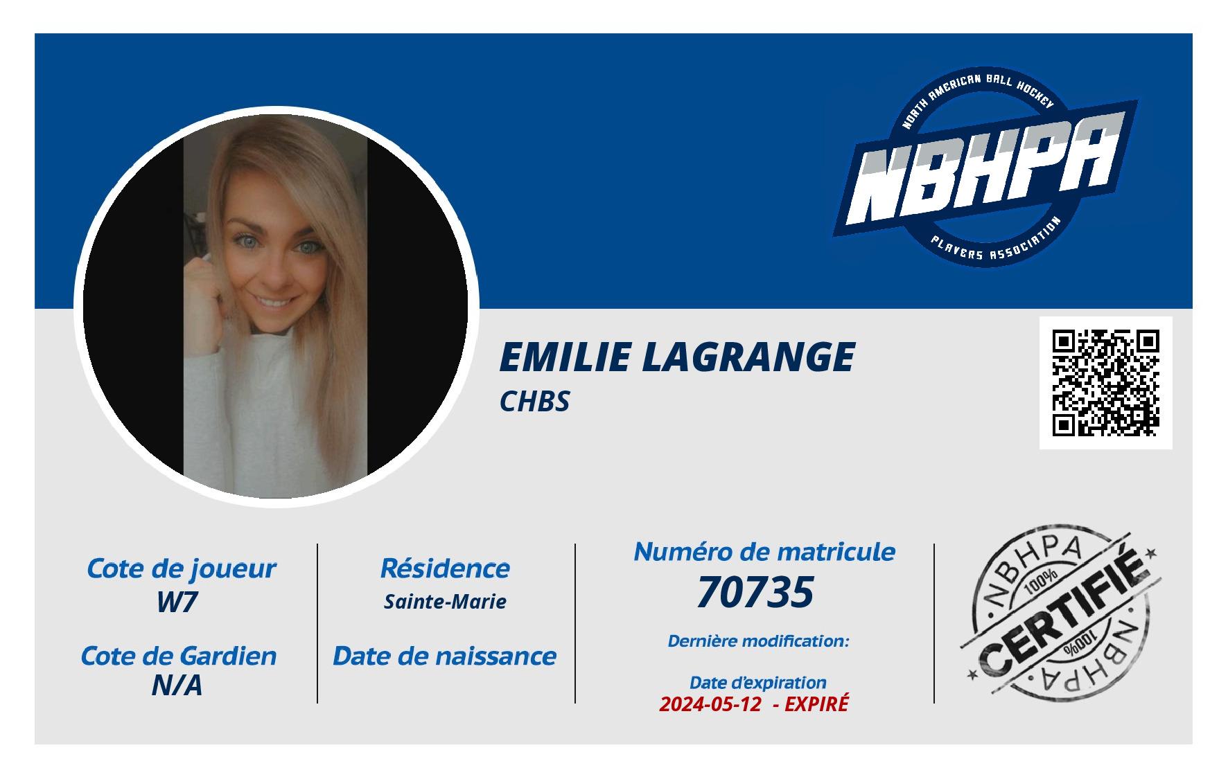 Emilie Lagrange