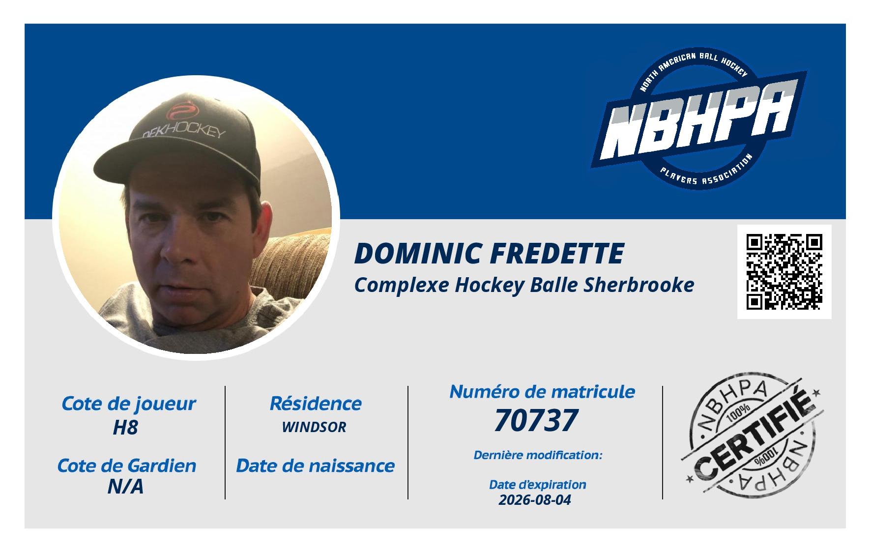 Dominic Fredette