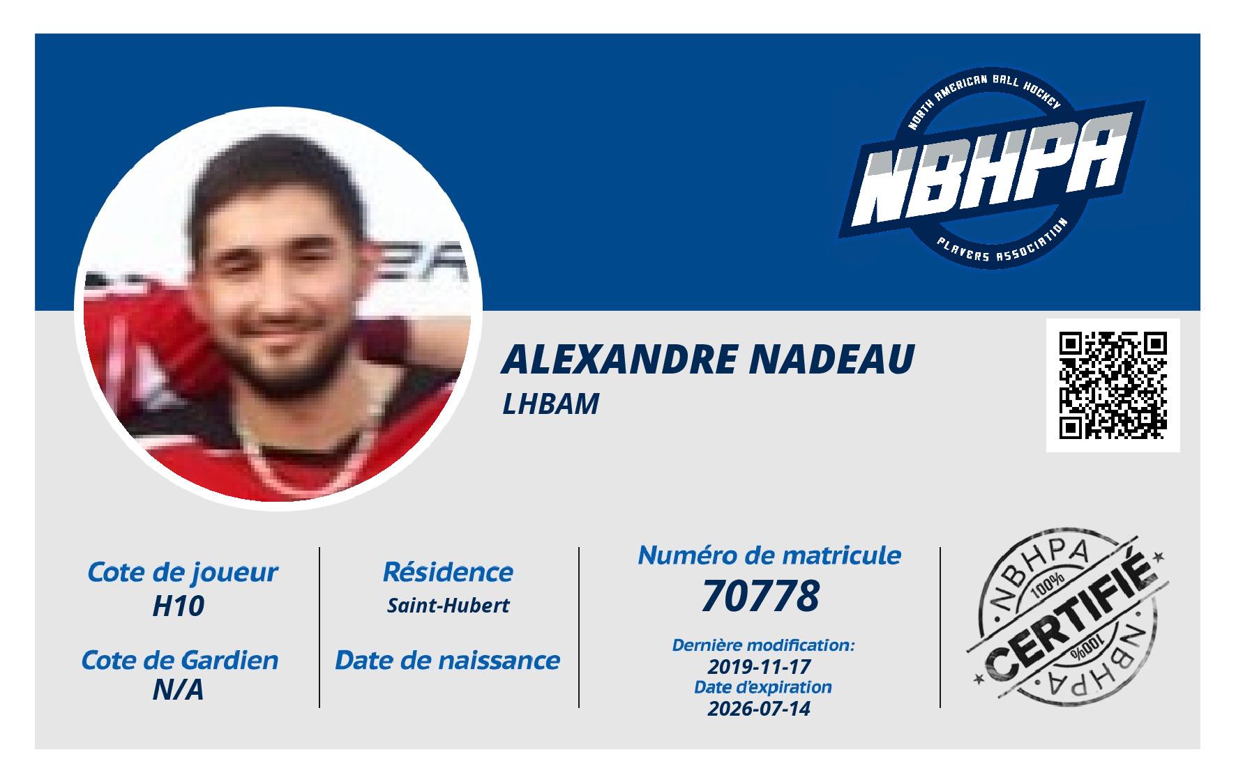 Alexandre Nadeau