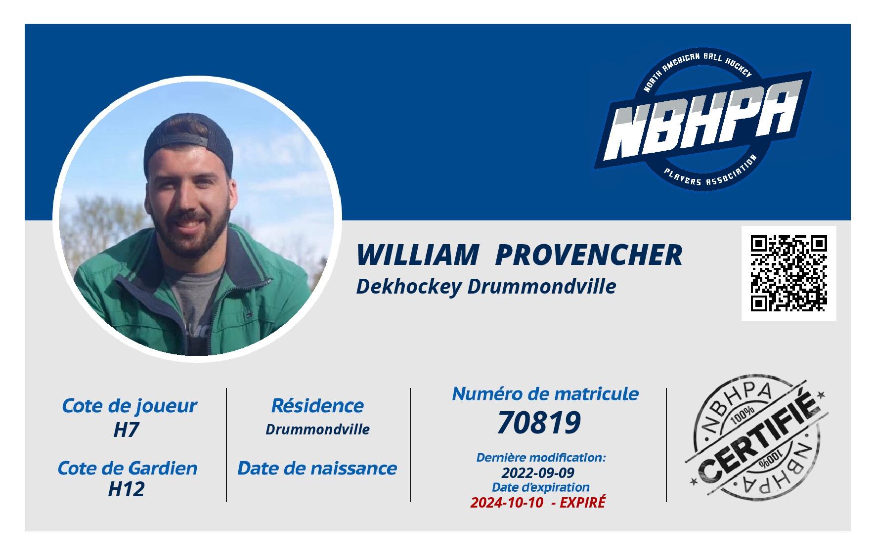 William  Provencher