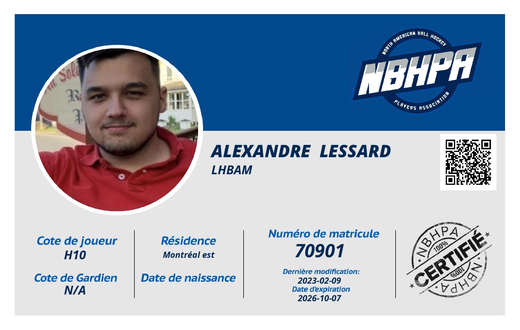 Alexandre  Lessard