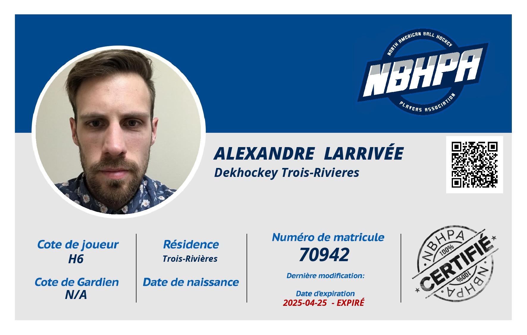 Alexandre  Larrivée 