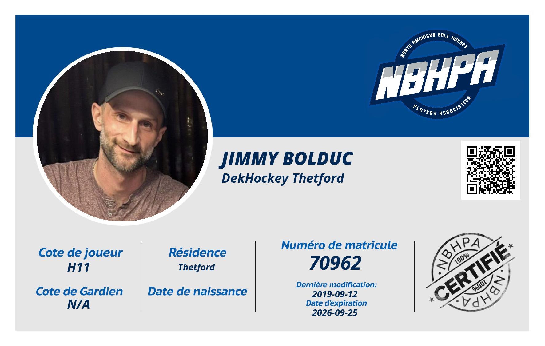 Jimmy Bolduc 