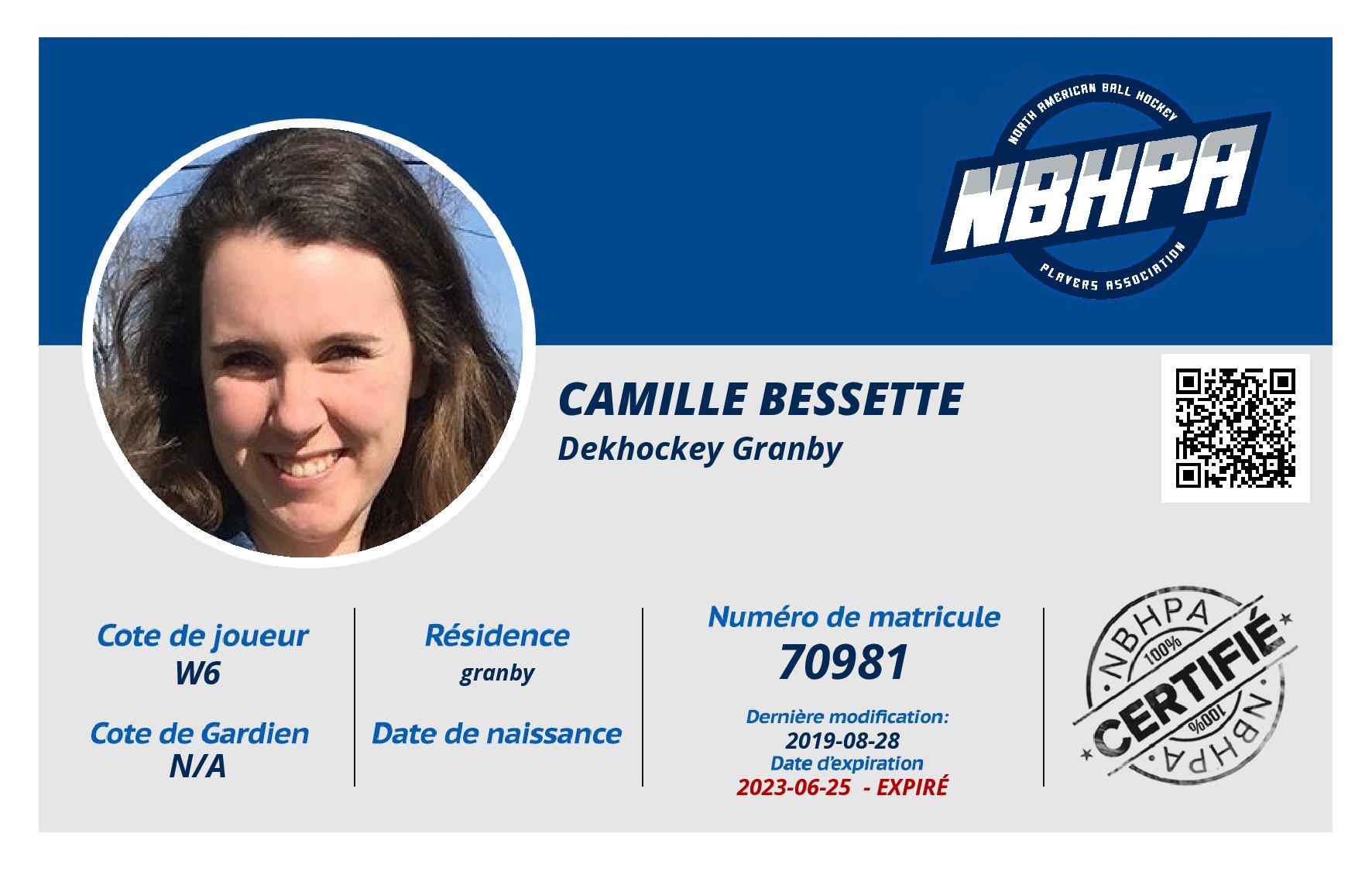 Camille Bessette